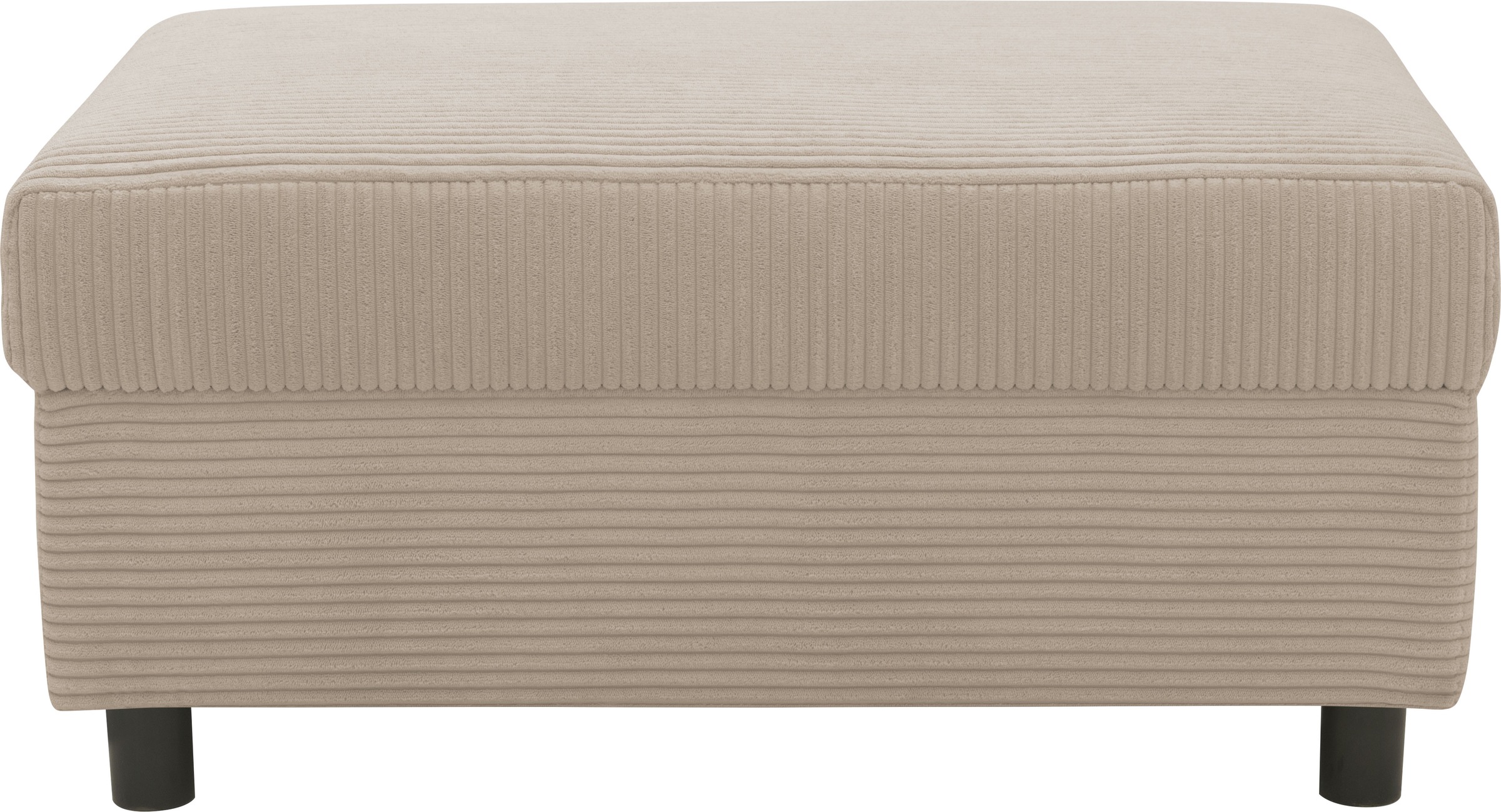 Thumbnail - DOMO collection Polsterhocker "Turah 2 in Cord oder Luxus-Microfaser", moderner Polsterhocker, passend zum Ecksofa, B/T/...