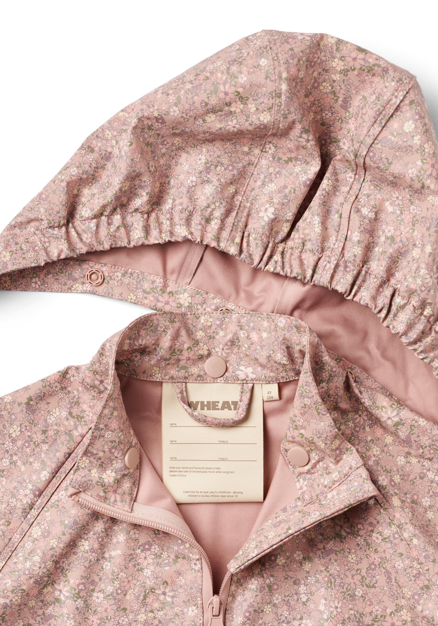 WHEAT Regenjacke »Rainwear Chardy Jacket«, mit Kapuze, wasserdicht mit verschweißten Nähten
