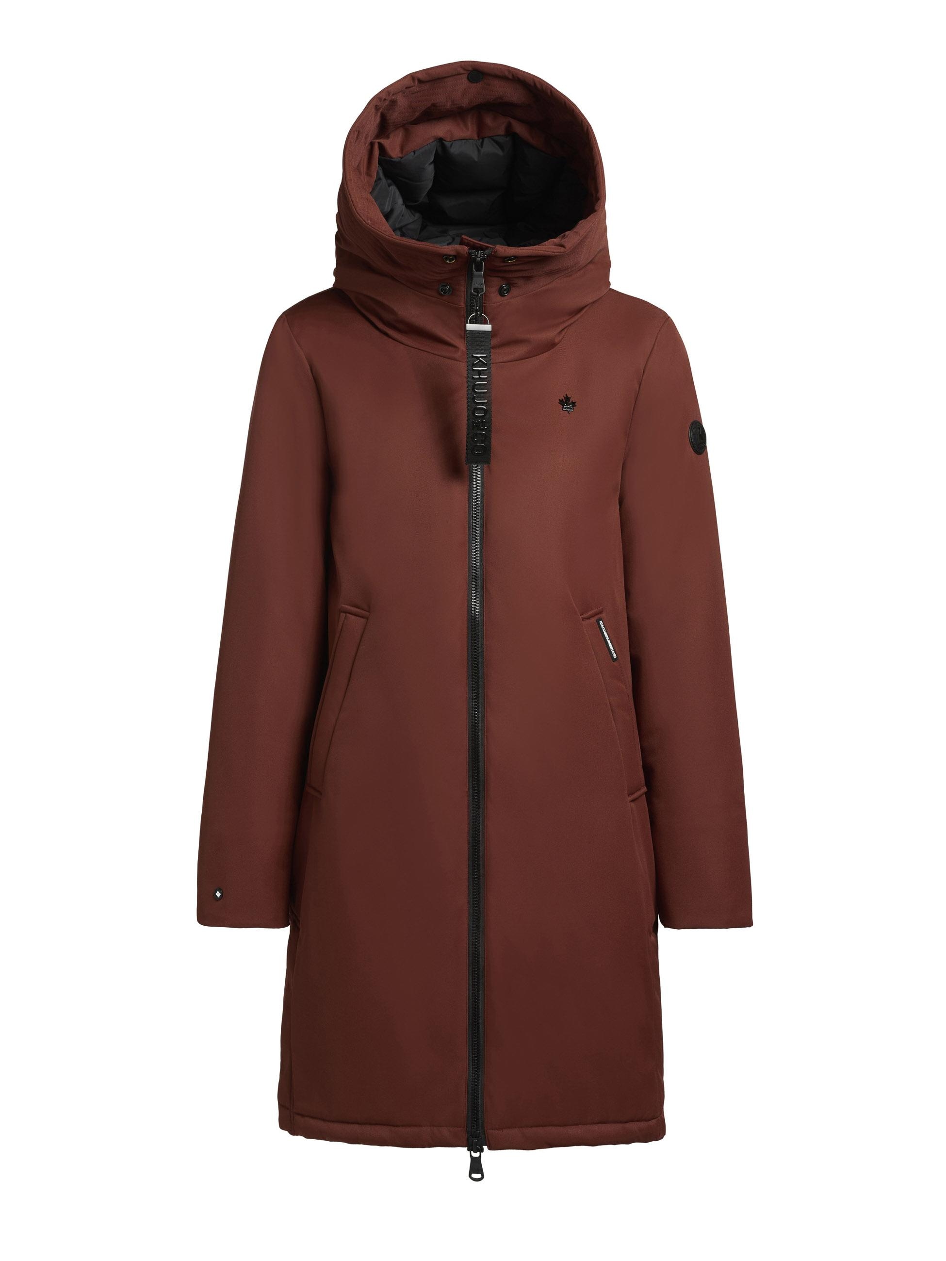 khujo Kurzmantel »Yaak3-YM«, urbaner Damen Parka mit gestepptem Innenfutter