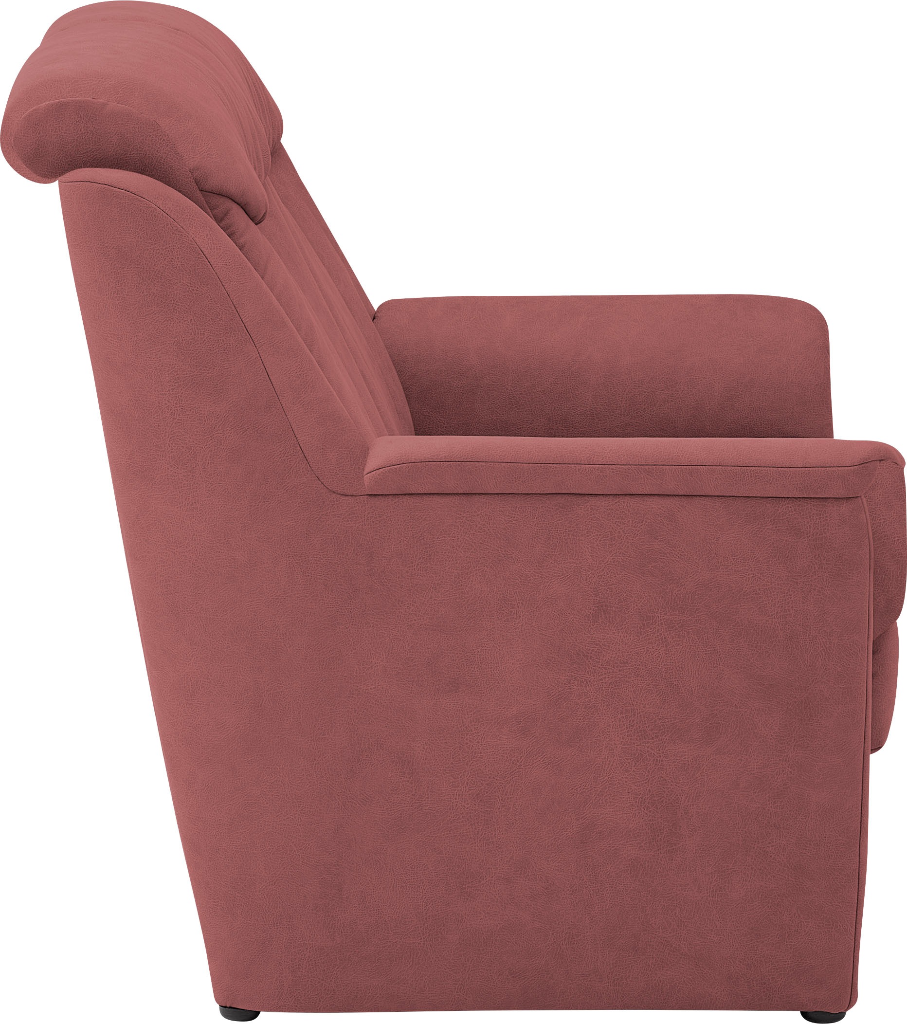 VILLA BECK Polstergarnitur »Lugano«, (Set, 3 tlg.), Kopfteilverstellung, in Sitzhöhe 46 cm, 3-Sitzer und 2x Sessel