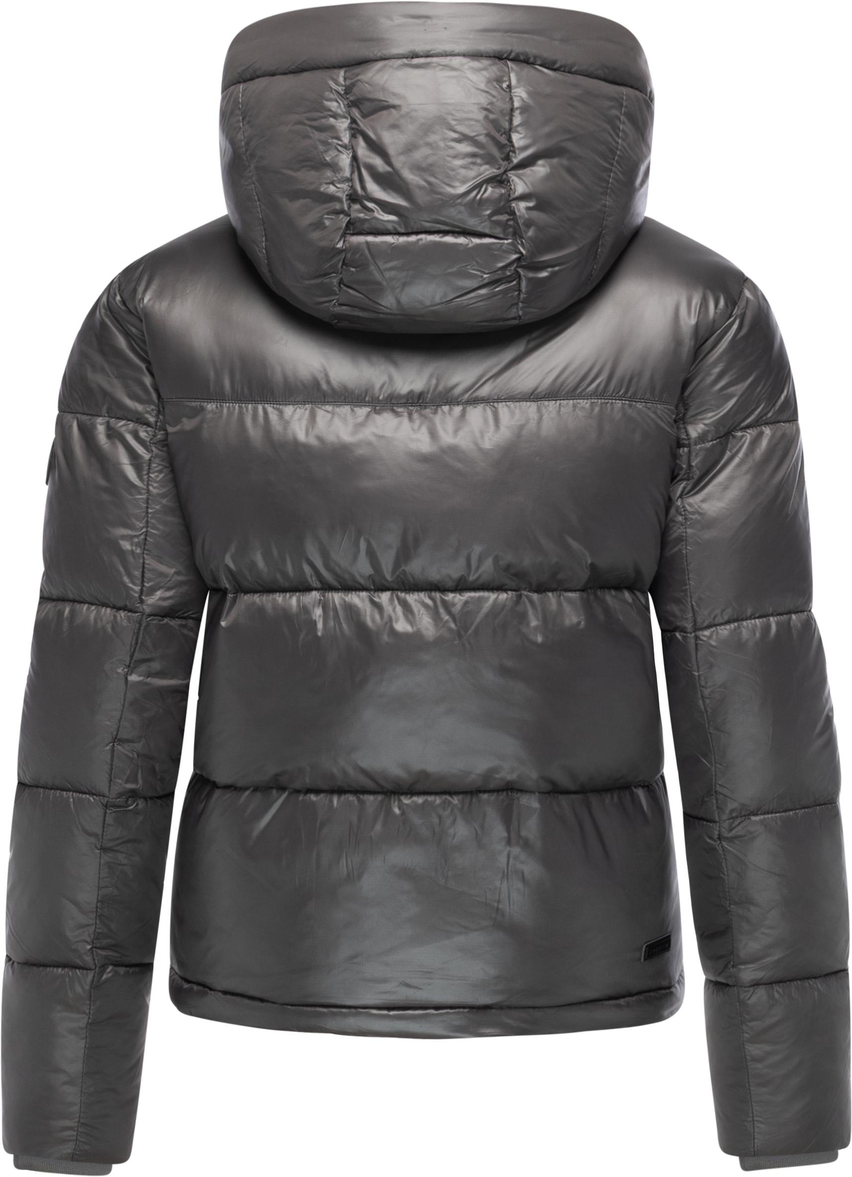 Thumbnail - Ragwear Steppjacke "Roobie II" mitKapuze Matt glänzende Damen Winterjacke mit Kapuze