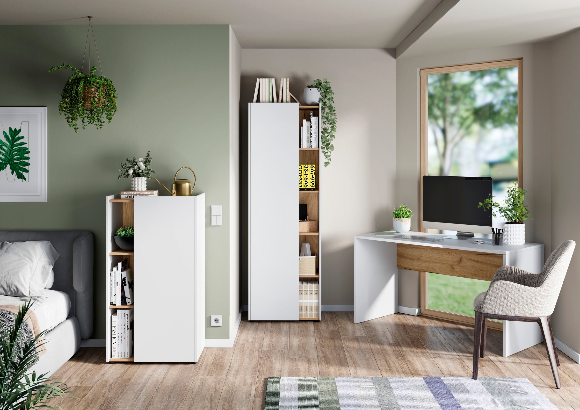 GERMANIA Schreibtisch "Njavve Wangenschreibtisch mit Knieblende", frei im R günstig online kaufen