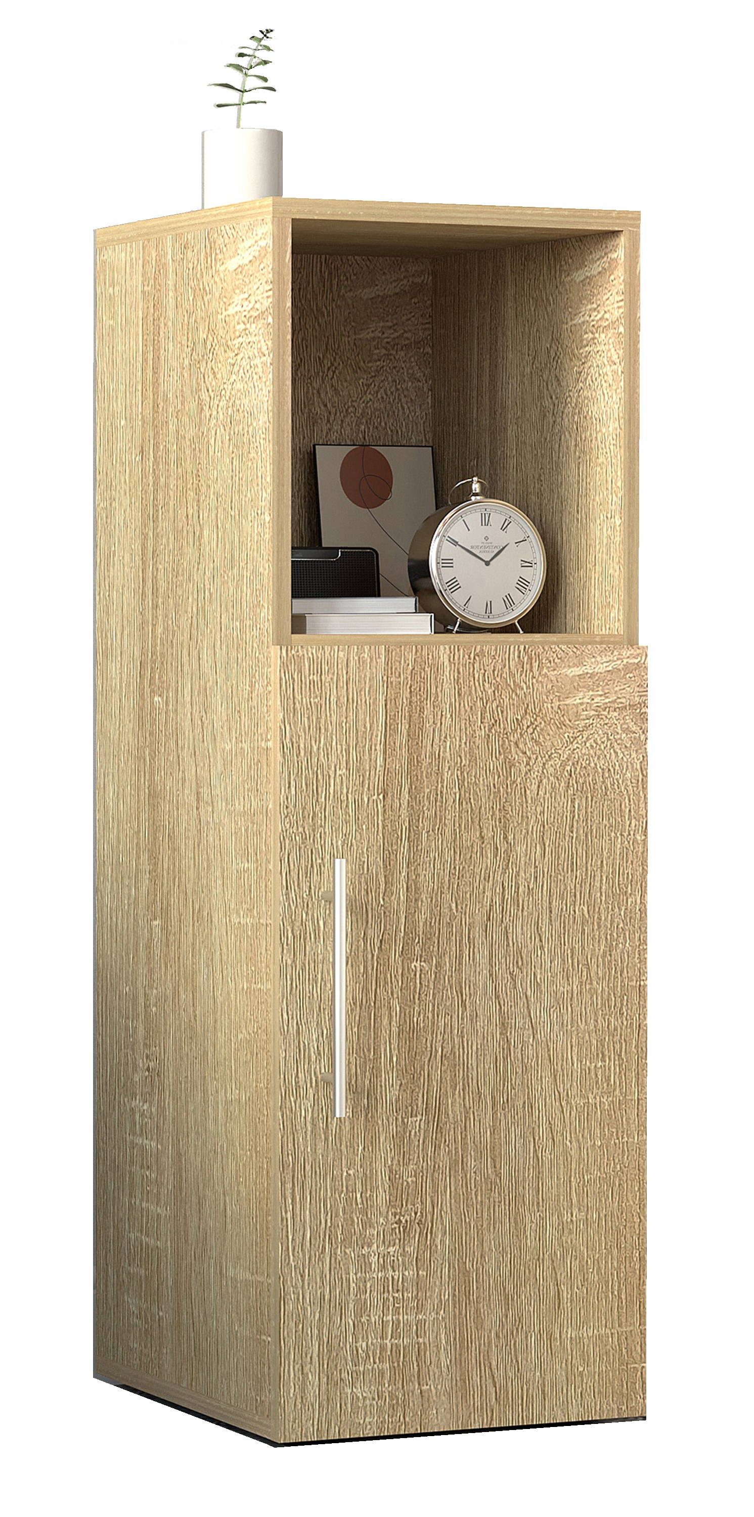 Nachttisch VCM, braun, Schlafzimmer, Tische, "Holz Nachttisch Beistellmöbel Seitenschrank Narila"