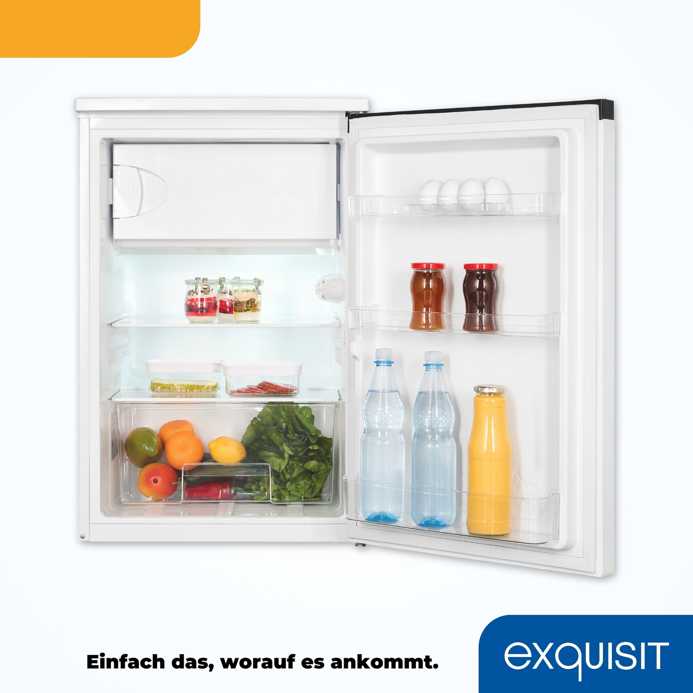 exquisit Kühlschrank »KS16-4-051C«, in bester Energieefizienz C, 107 Liter Volumen