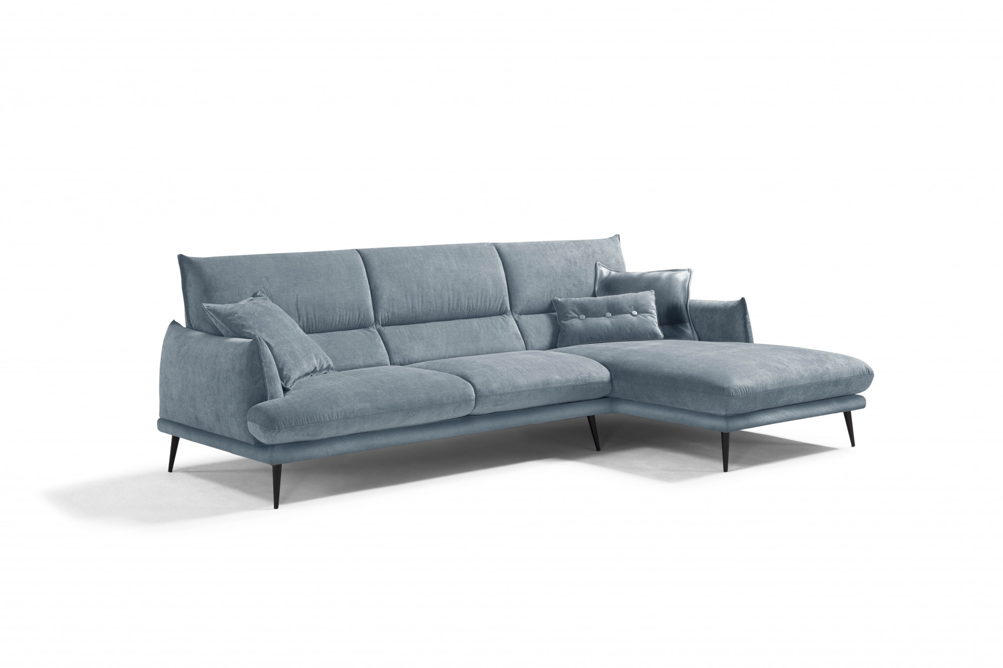 Egoitaliano Ecksofa "FUNNY, hochwertiges & aktuelles Design, bequeme Rücken günstig online kaufen