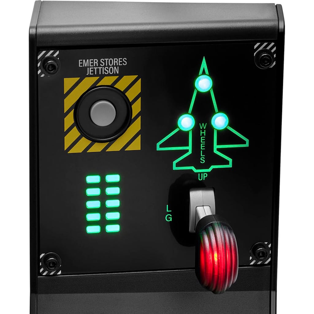 Thrustmaster Joystick »VIPER Panel Schwarz USB Joystick + Motorsteuerungshebel PC«