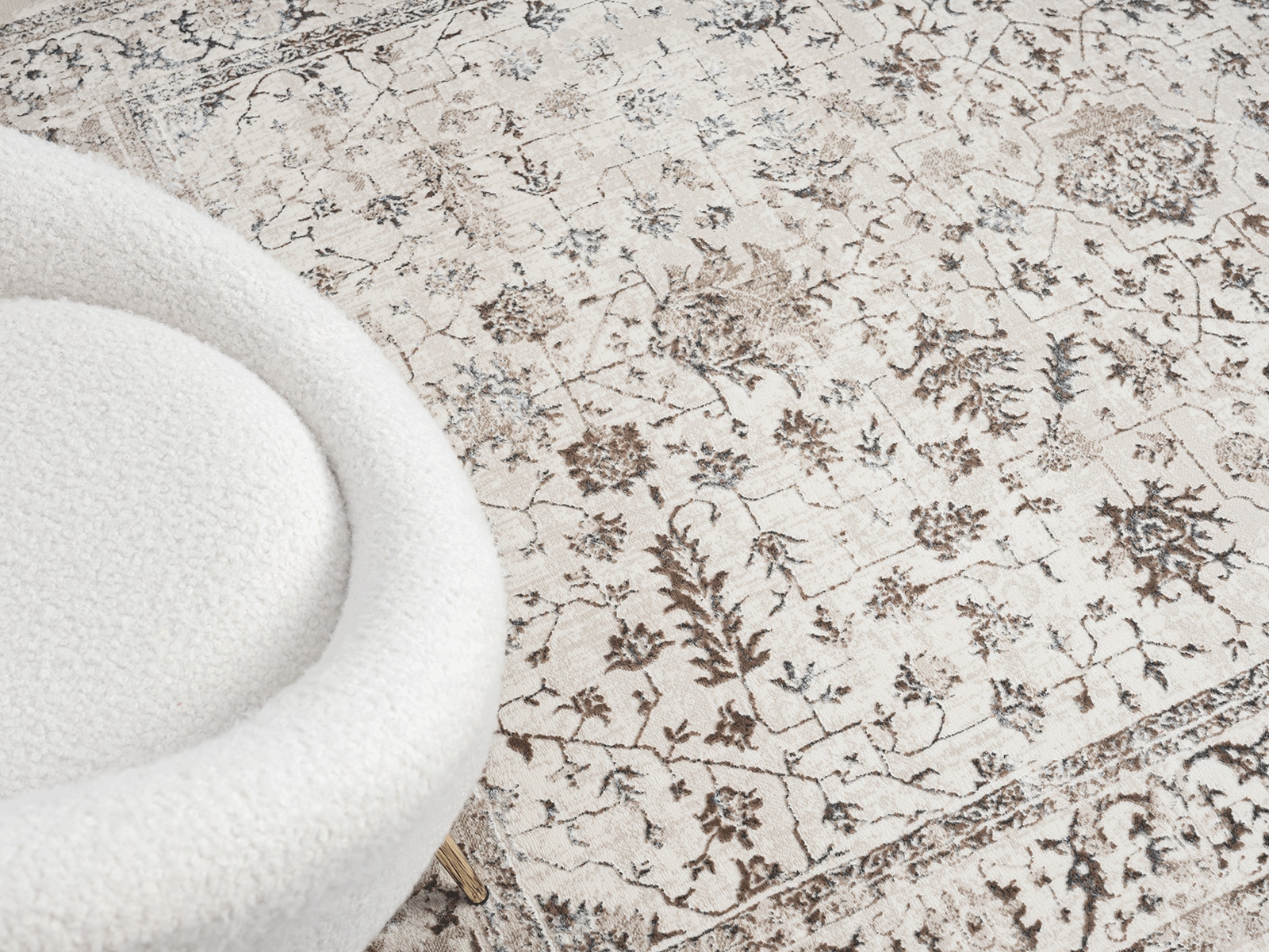the carpet Teppich »Mila«, rechteckig, 8 mm Höhe, moderner Wohnzimmer Teppich elegant glänzender Flor