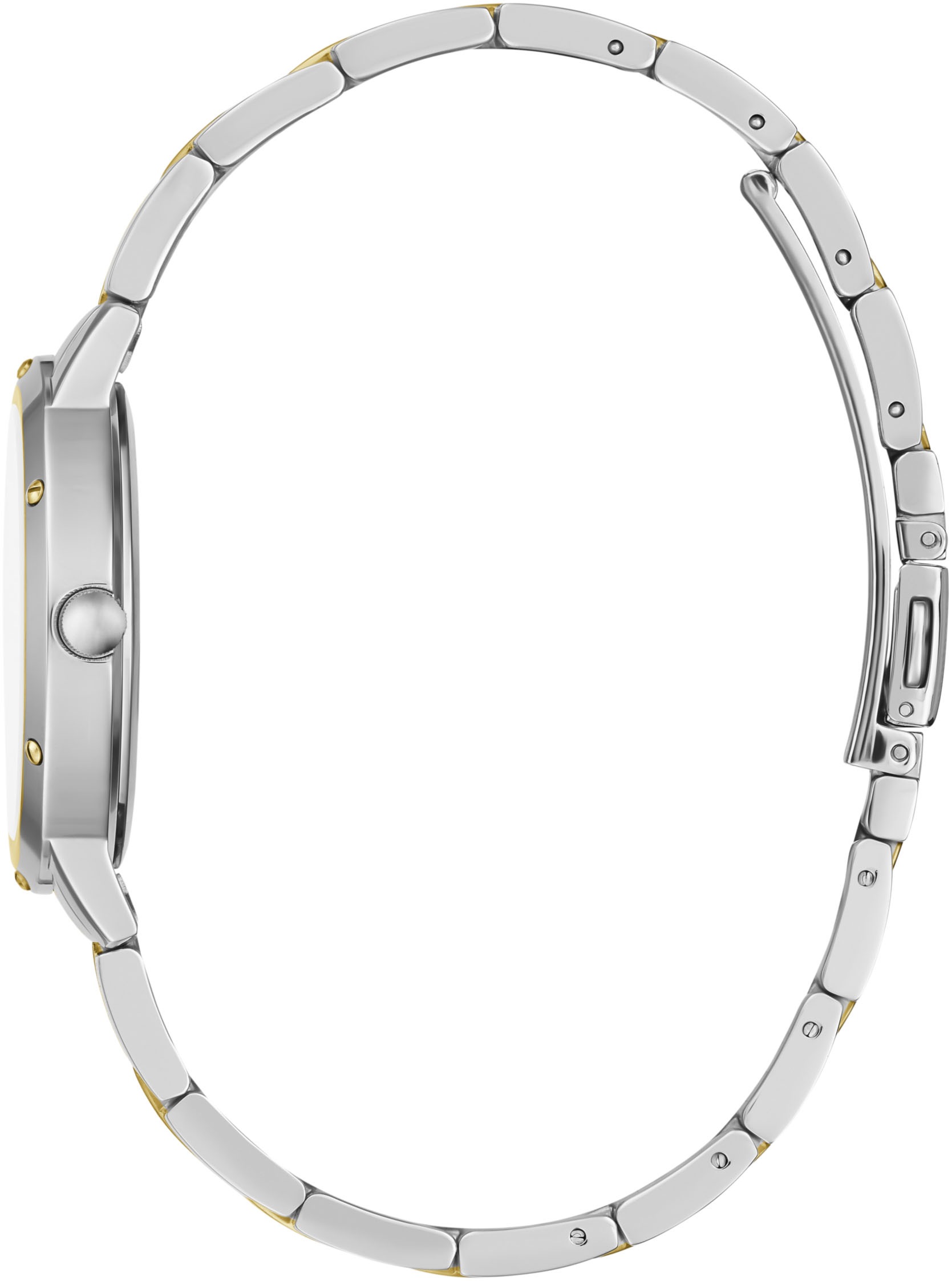Guess Quarzuhr »DAWN«, Armbanduhr, Damenuhr, Edelstahlarmband, analog