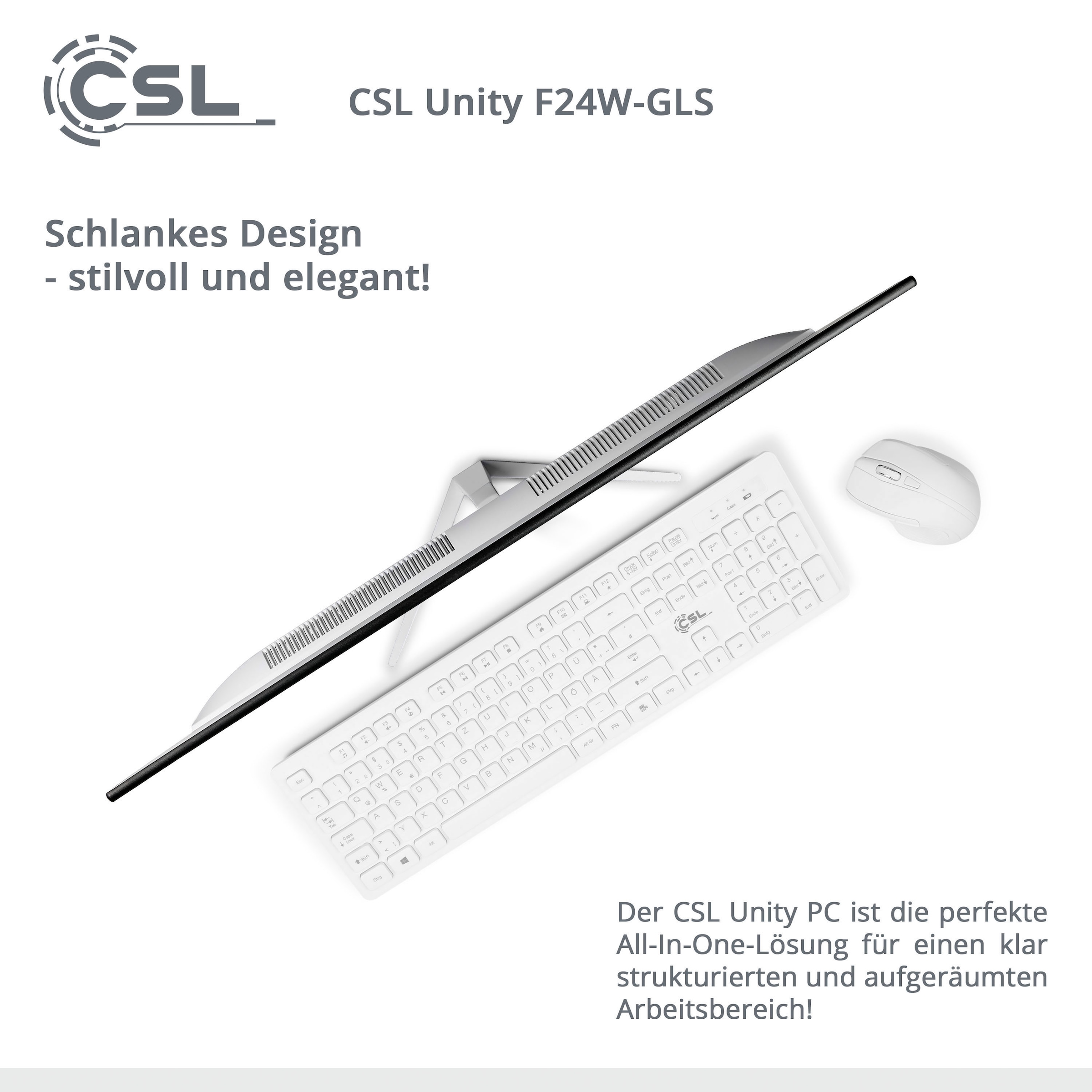 CSL Business-PC »Unity F24B-GLS mit Windows 10 Home«