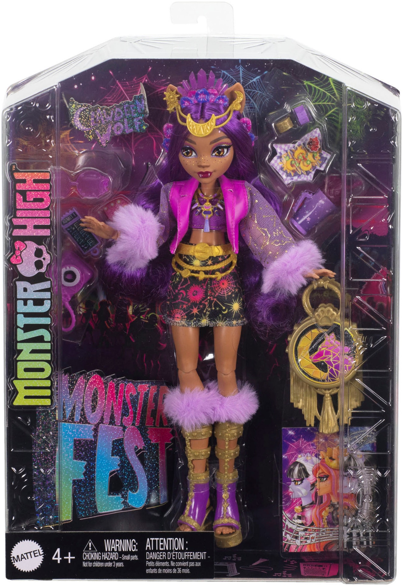 MonsterHigh™ Anziehpuppe »Monsterfest Clawdeen Wolf mit Festival-Outfit«