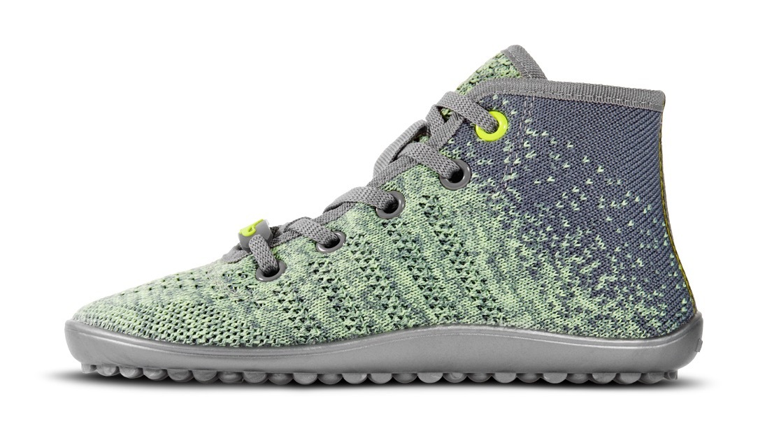 Leguano Barfußschuh »leguanito go«, Schnürer, High-Top-Sneaker mit biegsamer LIFOLIT®Sohle