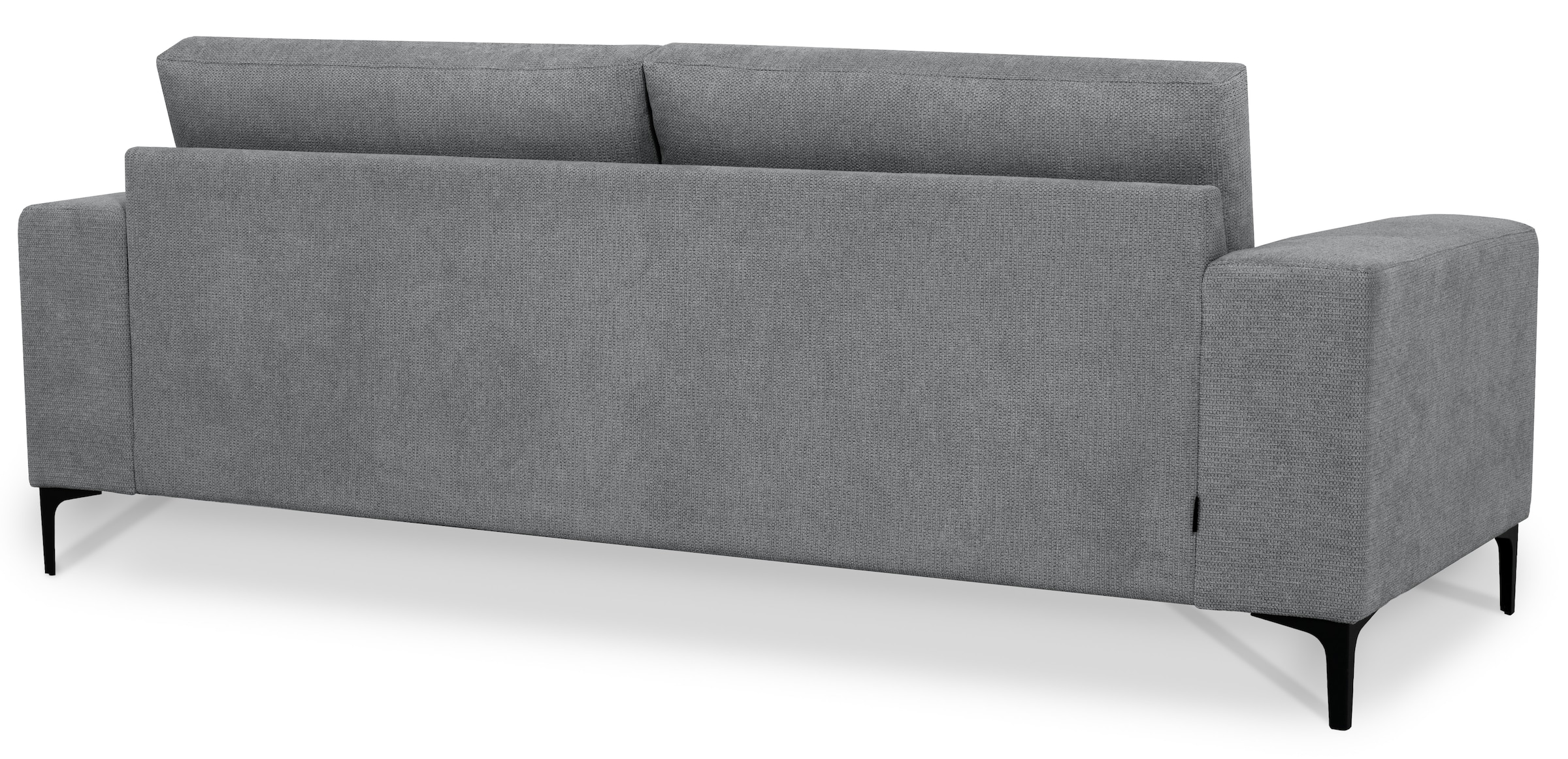 Places of Style 3-Sitzer »Xander«, Breite 224 cm, Soft-Touch Chenille, schwarze Metallfüßen