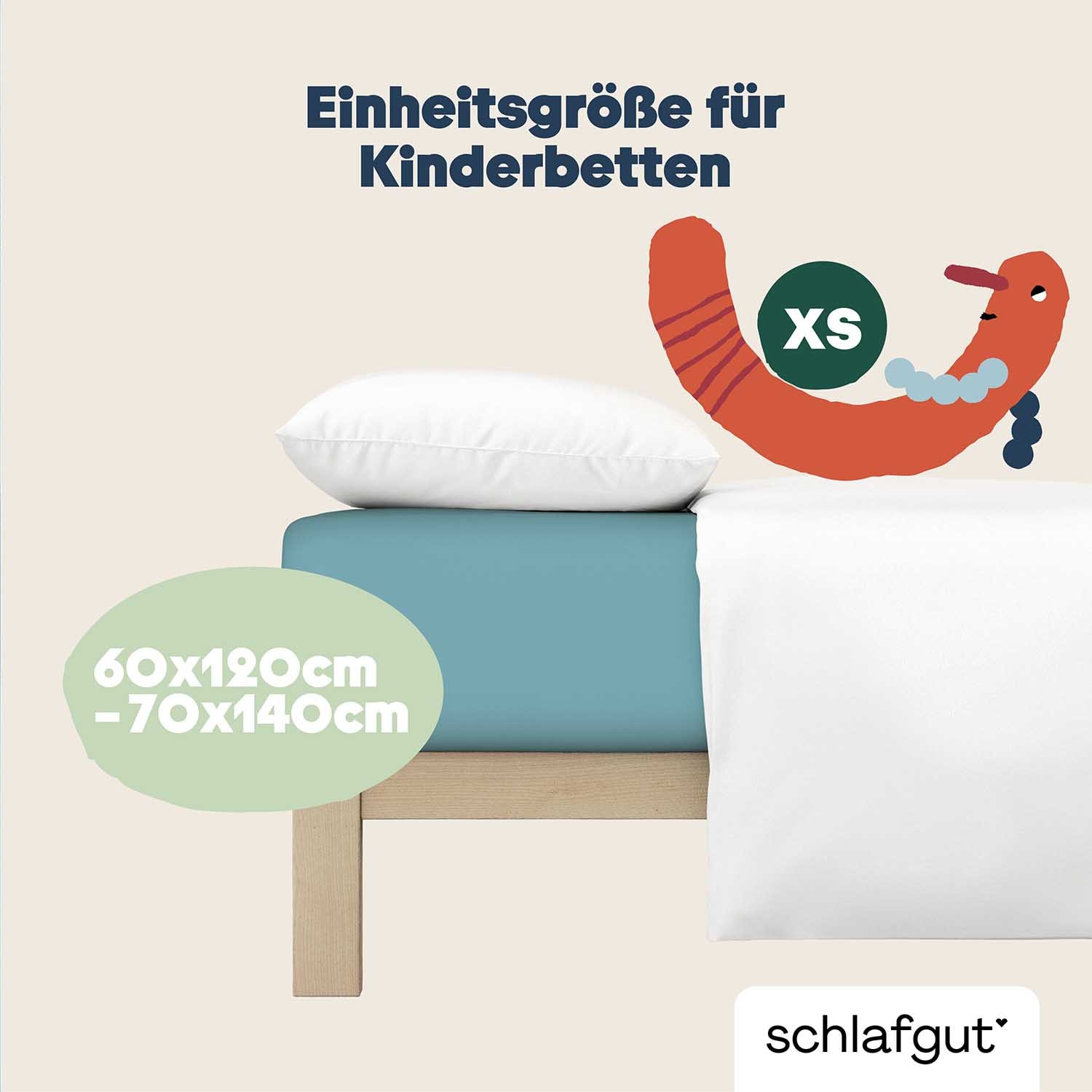 Schlafgut Spannbettlaken »Casual Mini Spannbettlaken«, für Kinder, MADE IN GREEN by OEKO-TEX®