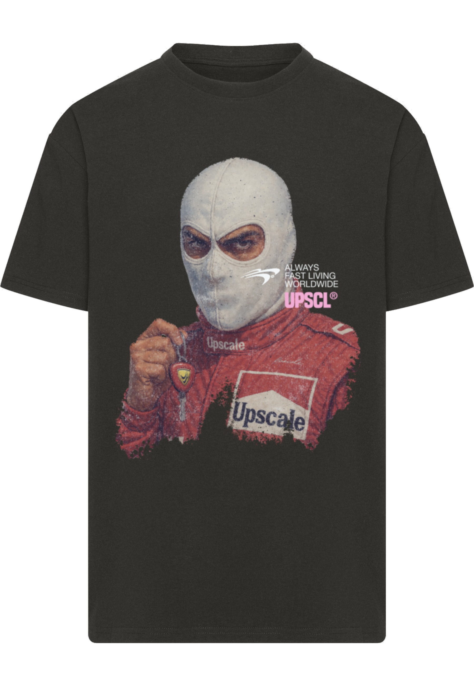 Upscale by Mister Tee T-Shirt "Upscale by Mister Tee Racing Driver Heavy Oversize Tee" 1