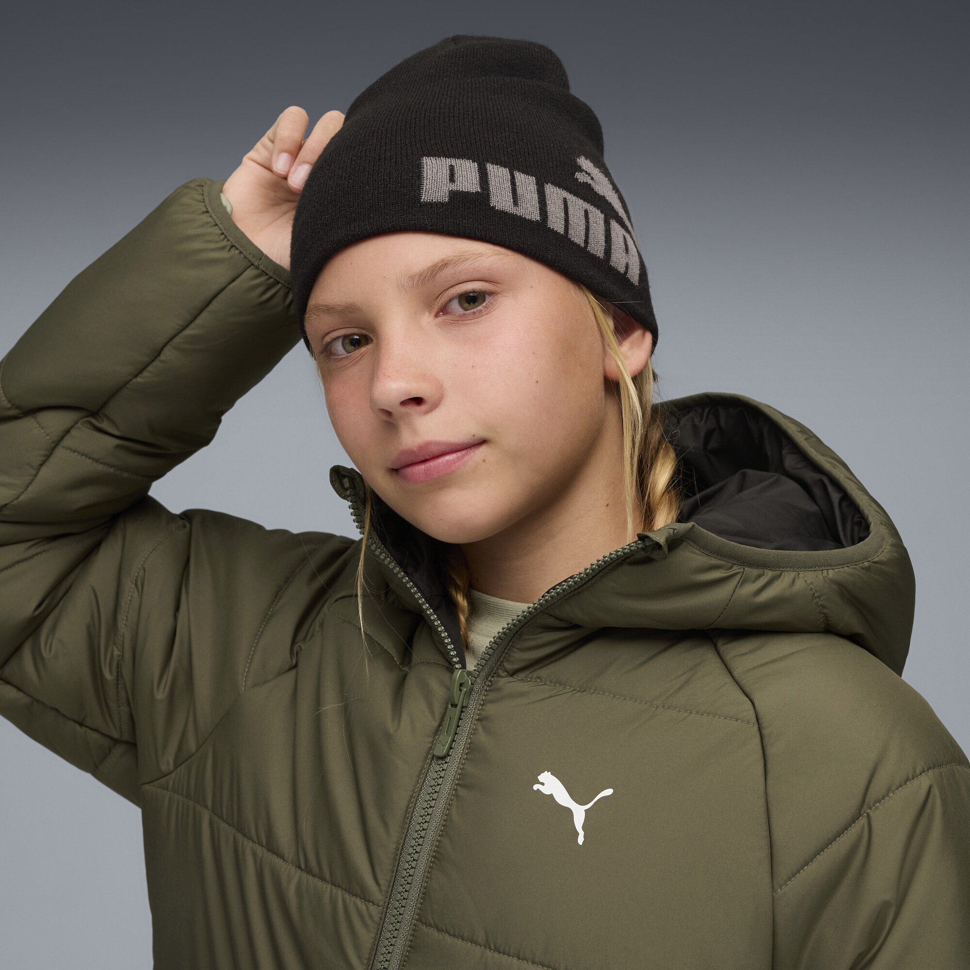 PUMA Beanie »Essentials Beanie ohne Umschlag Jugendliche«