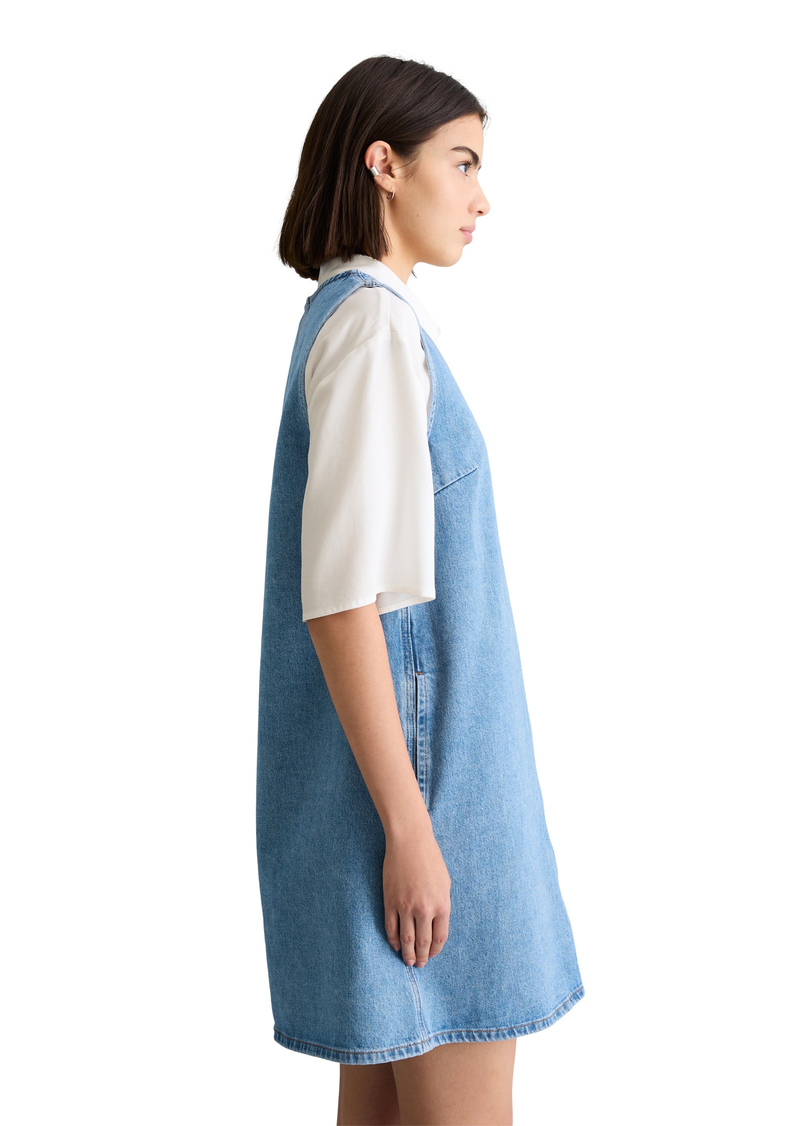 Marc O'Polo DENIM Jeanskleid »mit Ananasblattfasern«