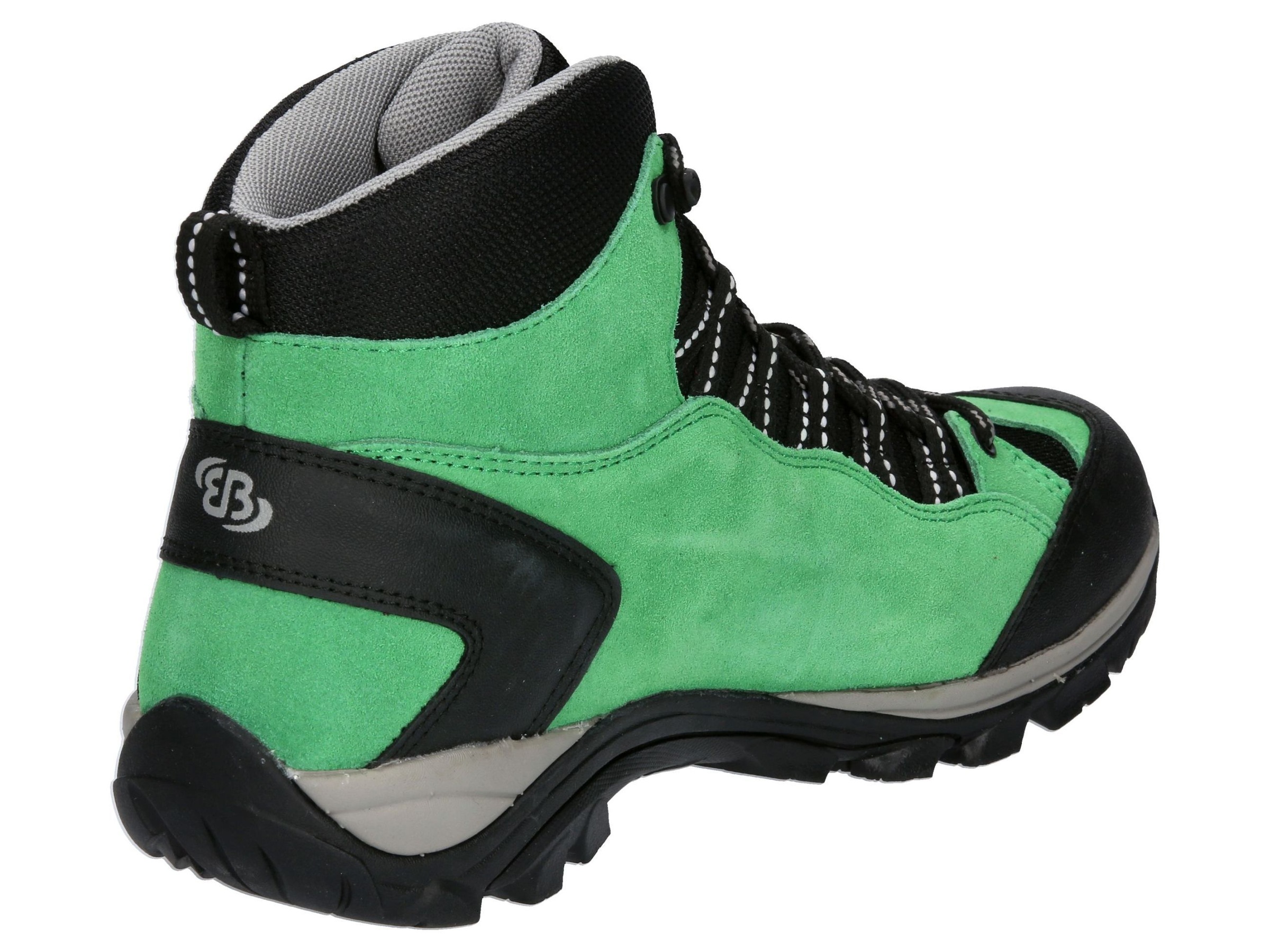 Wanderstiefel BRÜTTING "Trekkingstiefel Mount Bona High", Damen, Gr. 42, grün, Veloursleder, Schuhe Wanderstiefel 3