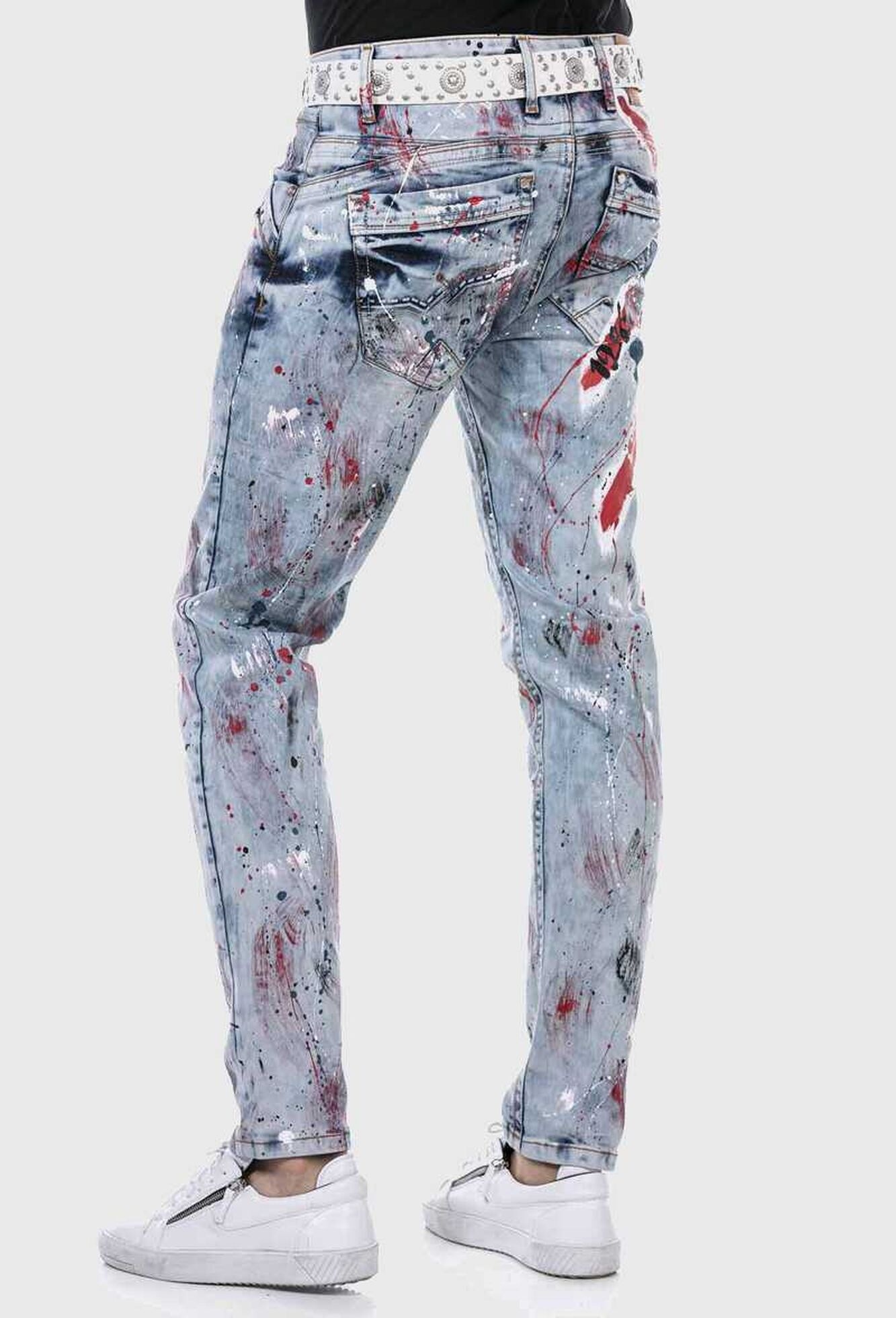 Cipo & Baxx 5-Pocket-Jeans »Cipo & Baxx Jeans« mit coolem Print