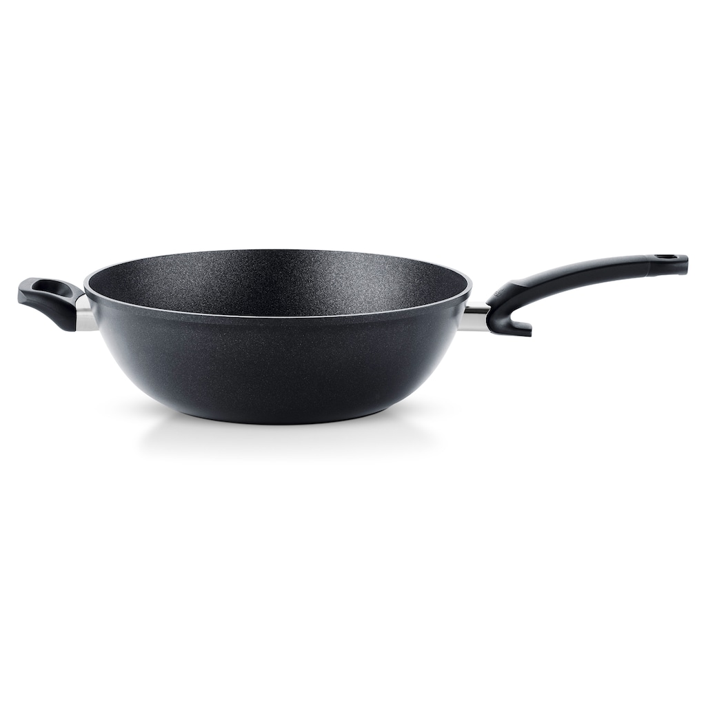 Fissler Wok »Adamant®«, Aluminium, (1 tlg.), induktionsgeeignet, kratzfeste Antihaft-Beschichtung, Made in Germany