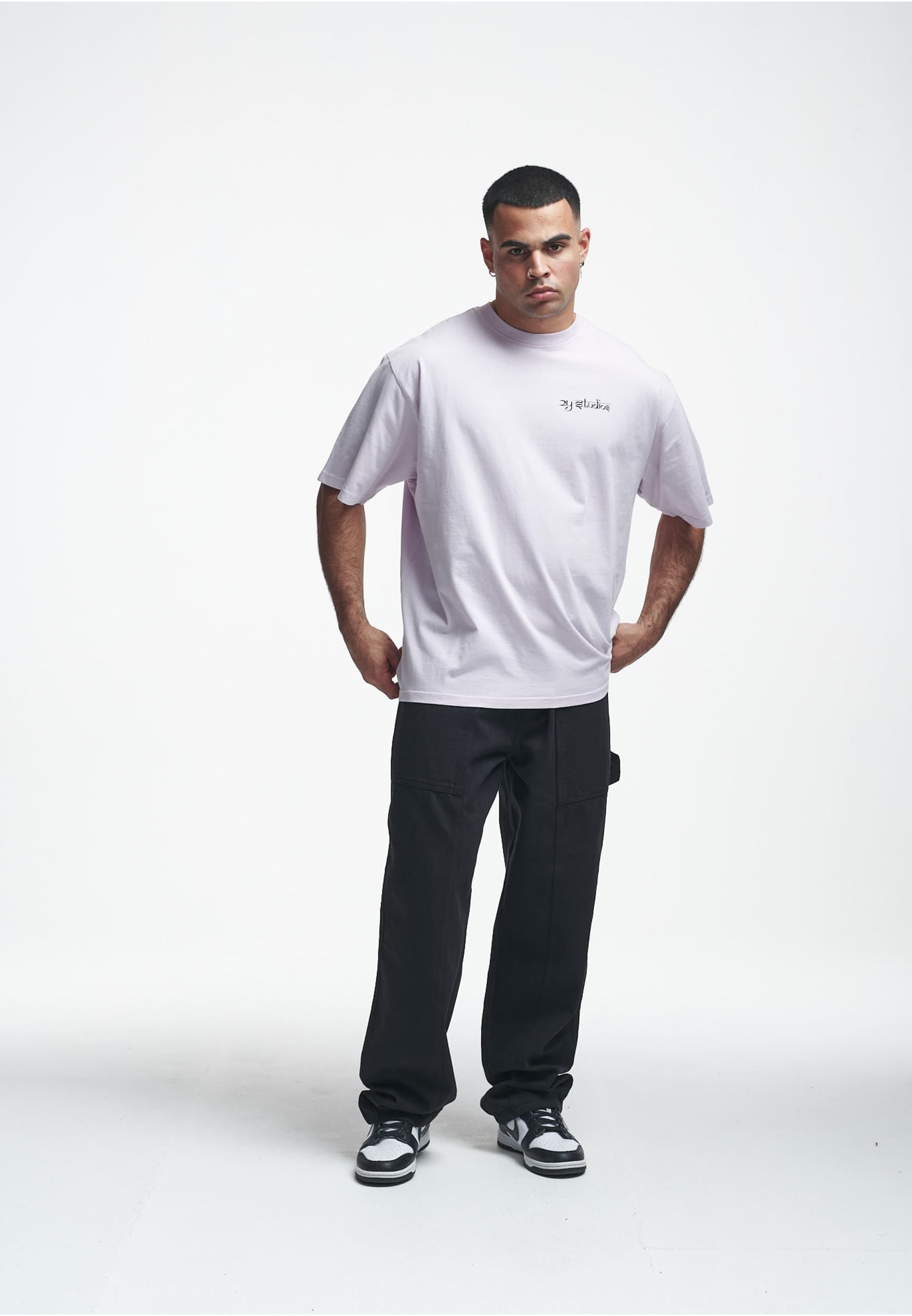 2Y Studios T-Shirt »2Y Studios Herren 2Y Tiger Oversize Tee«, (1 tlg.)