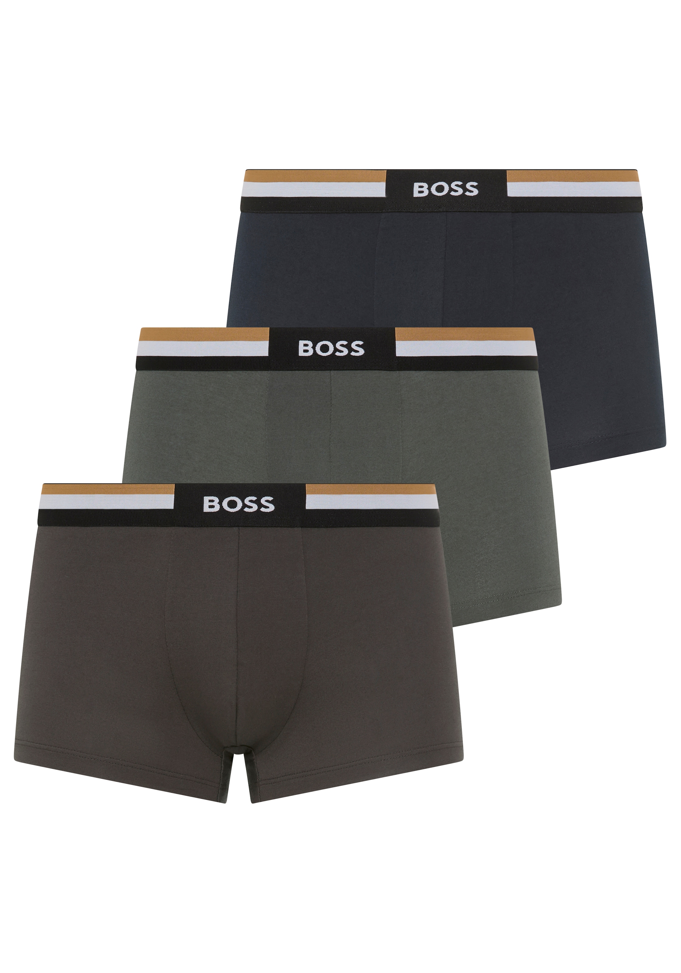 BOSS "Trunk 3P Motion" Packung, 3er-Pack, 3 Stk. mit elastischem Bund günstig online kaufen