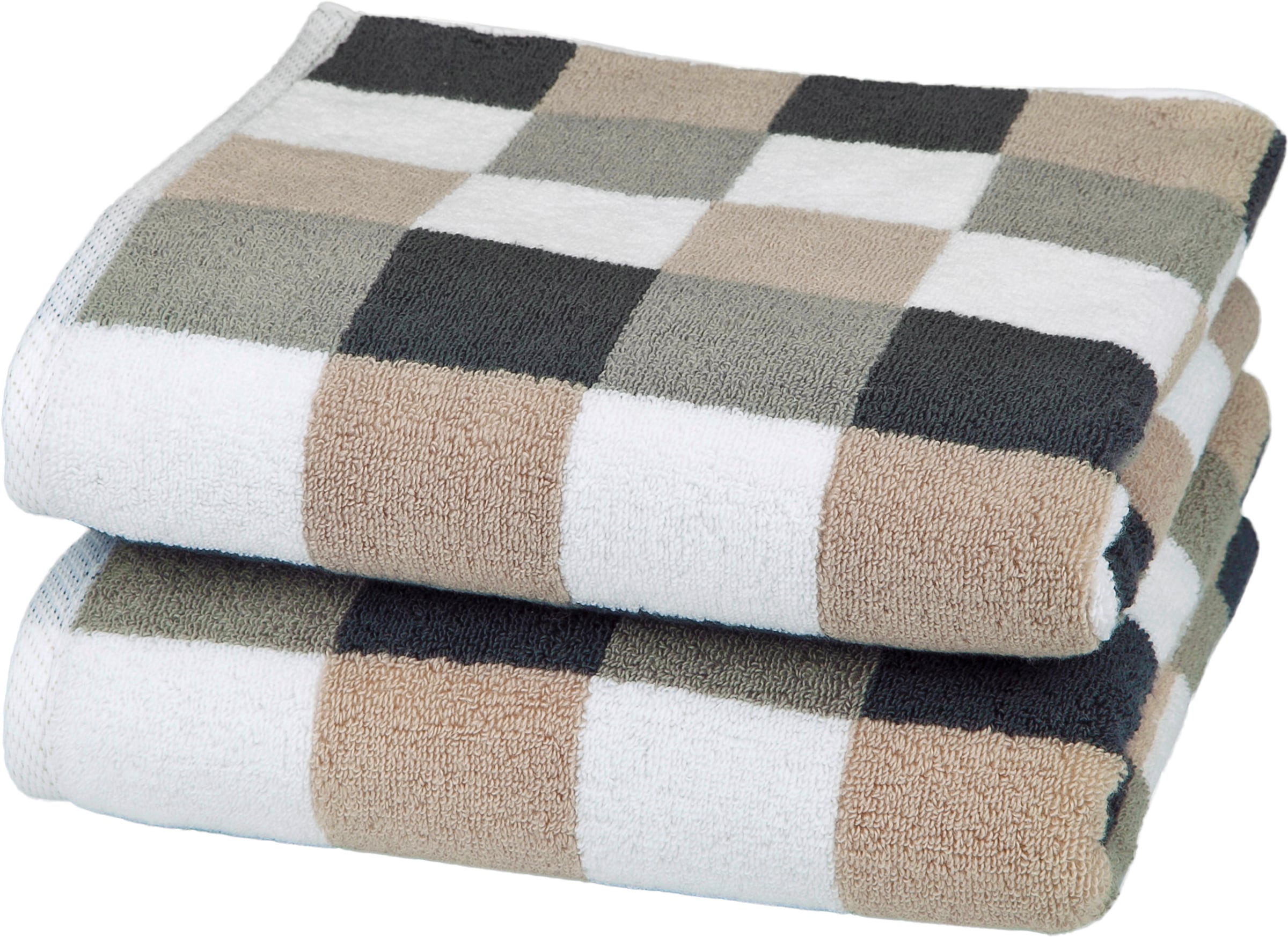 ROSS Handtücher "Würfelfond" 100% Baumwolle günstig online kaufen