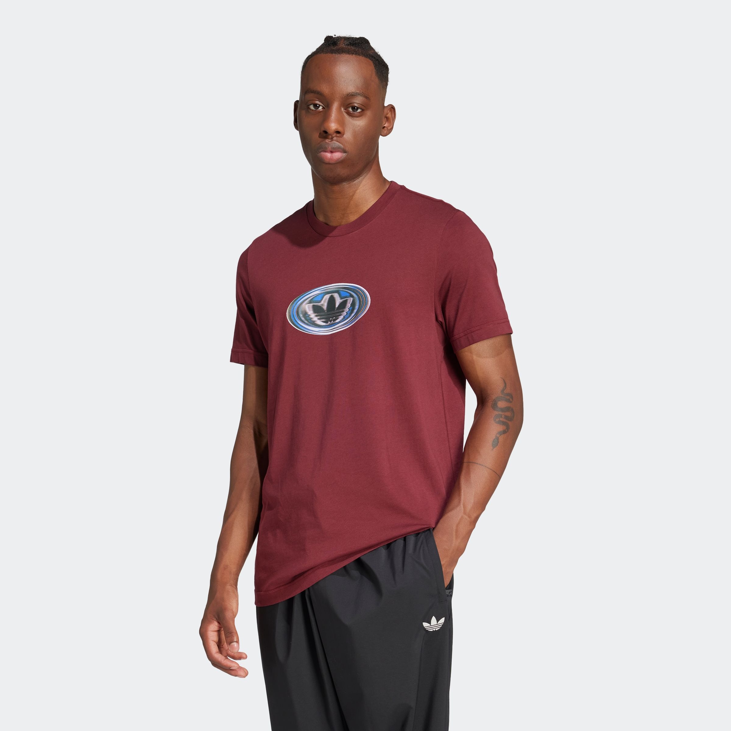 adidas Originals "90s GFX LOGO T" sportlicher Stil, reguläre Passform, mit Grafikprint, aus Baumwolle