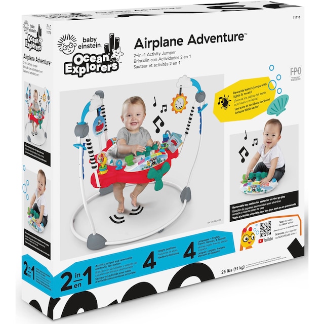 Baby Einstein Spielcenter »Airplane Adventure«, Mit über 20 Melodien,  Geräuschen und Lichtern | BAUR