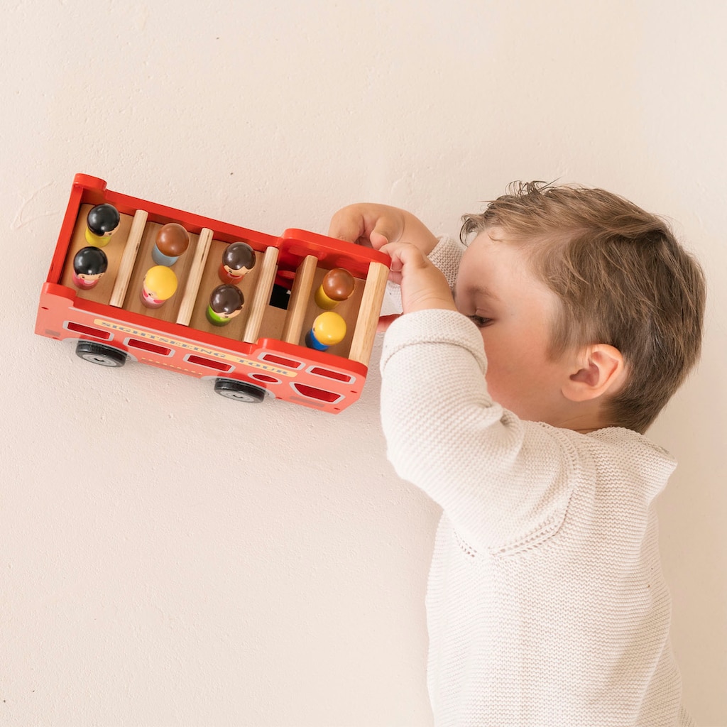 New Classic Toys® Spielzeug-Bus »Holzspielzeug, Little Driver - Sightseeing-Bus«, inkl. Figuren