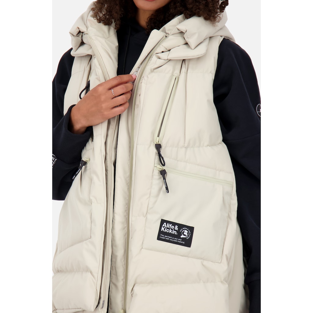 Alife & Kickin Steppweste »RachaAK A Long Vest Damen Steppweste, Weste«