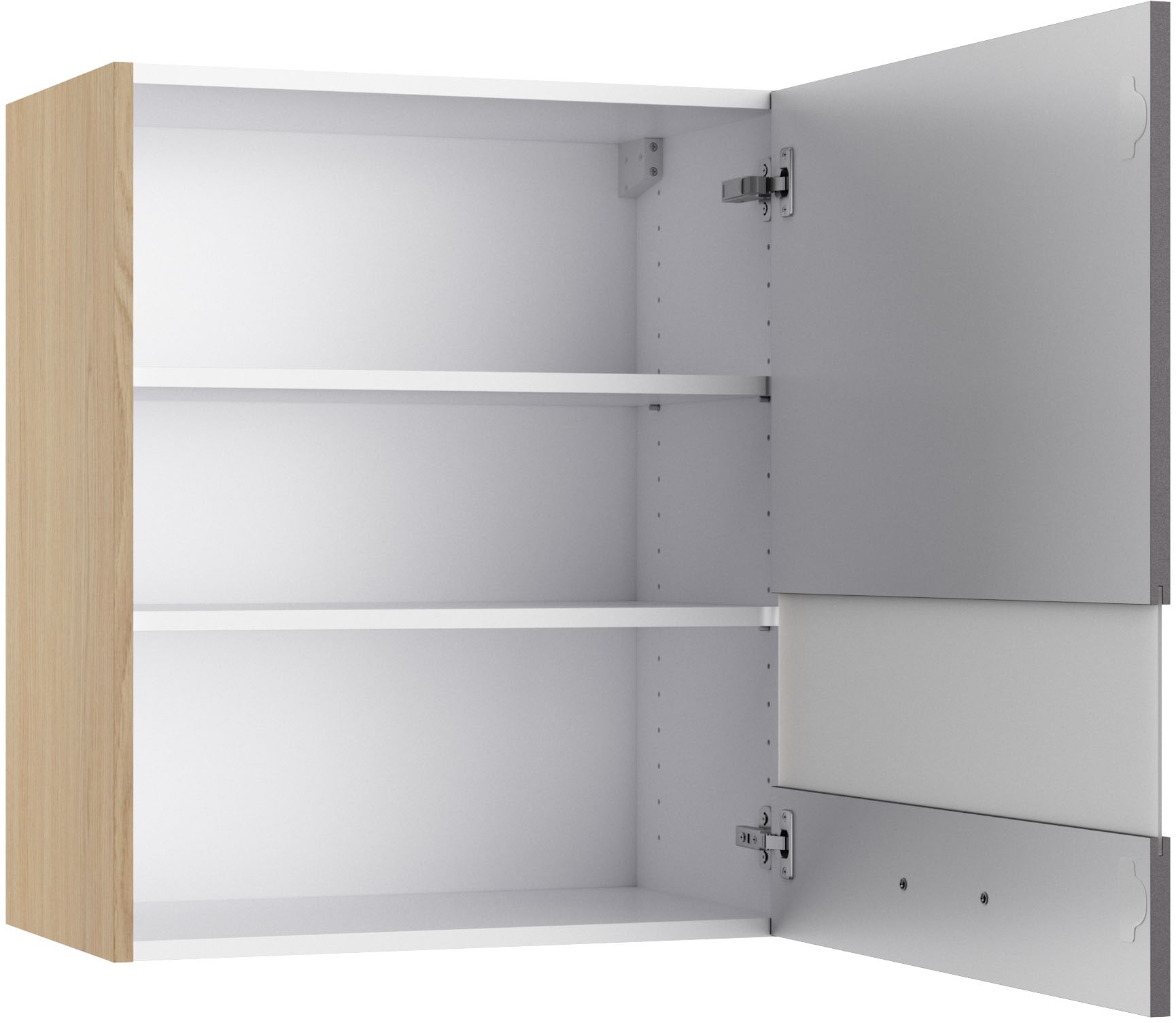 KOCHSTATION Hängeschrank »KS-Lucy« Breite 60 cm, mit 1 Segmentglastür, 2 Einlegeböden, Soft-Close