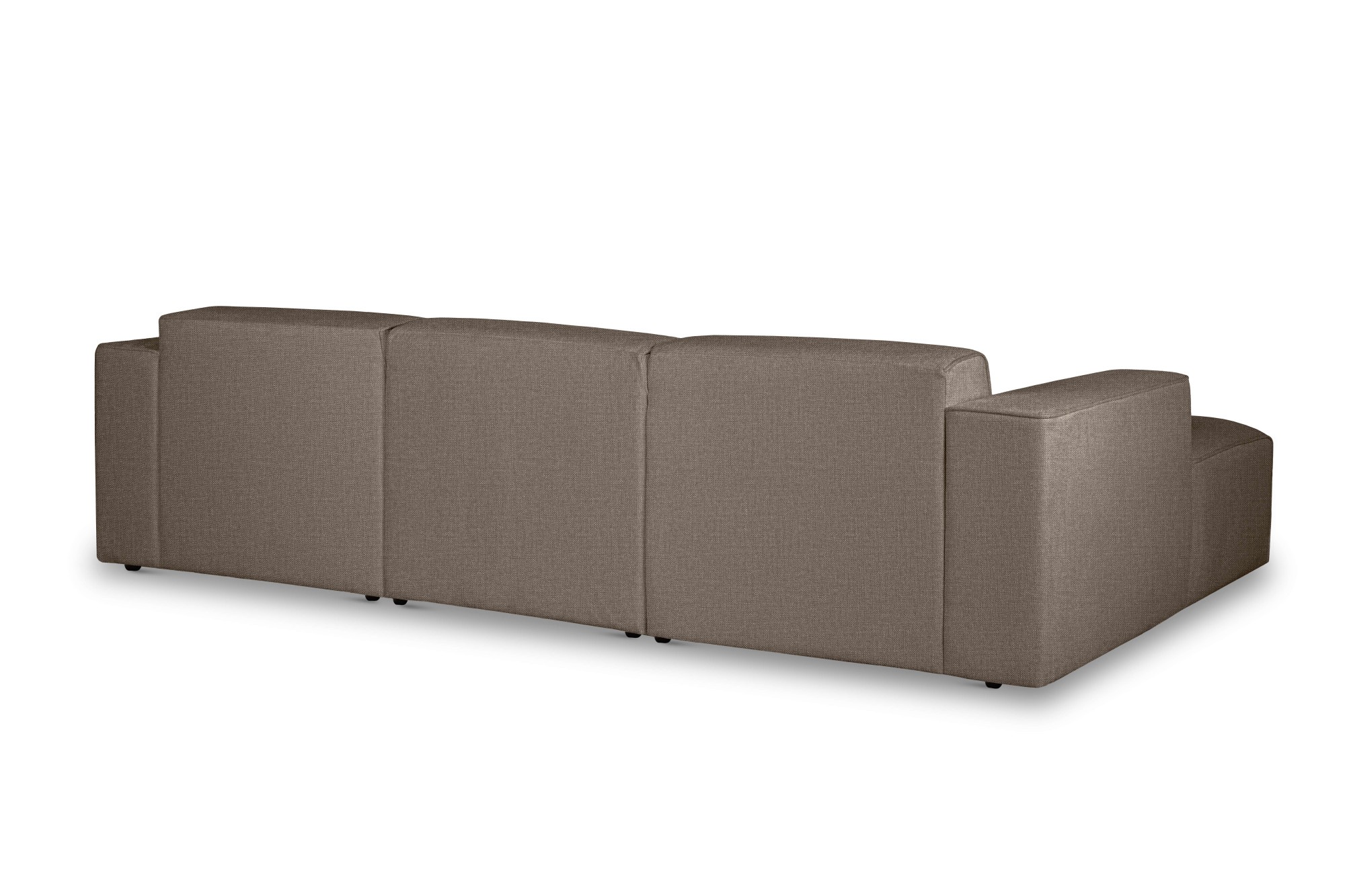 andas Ecksofa »Noord«, L-Form, mit Kedernaht, Breite 281 cm, Cord, Struktur, Webstoff