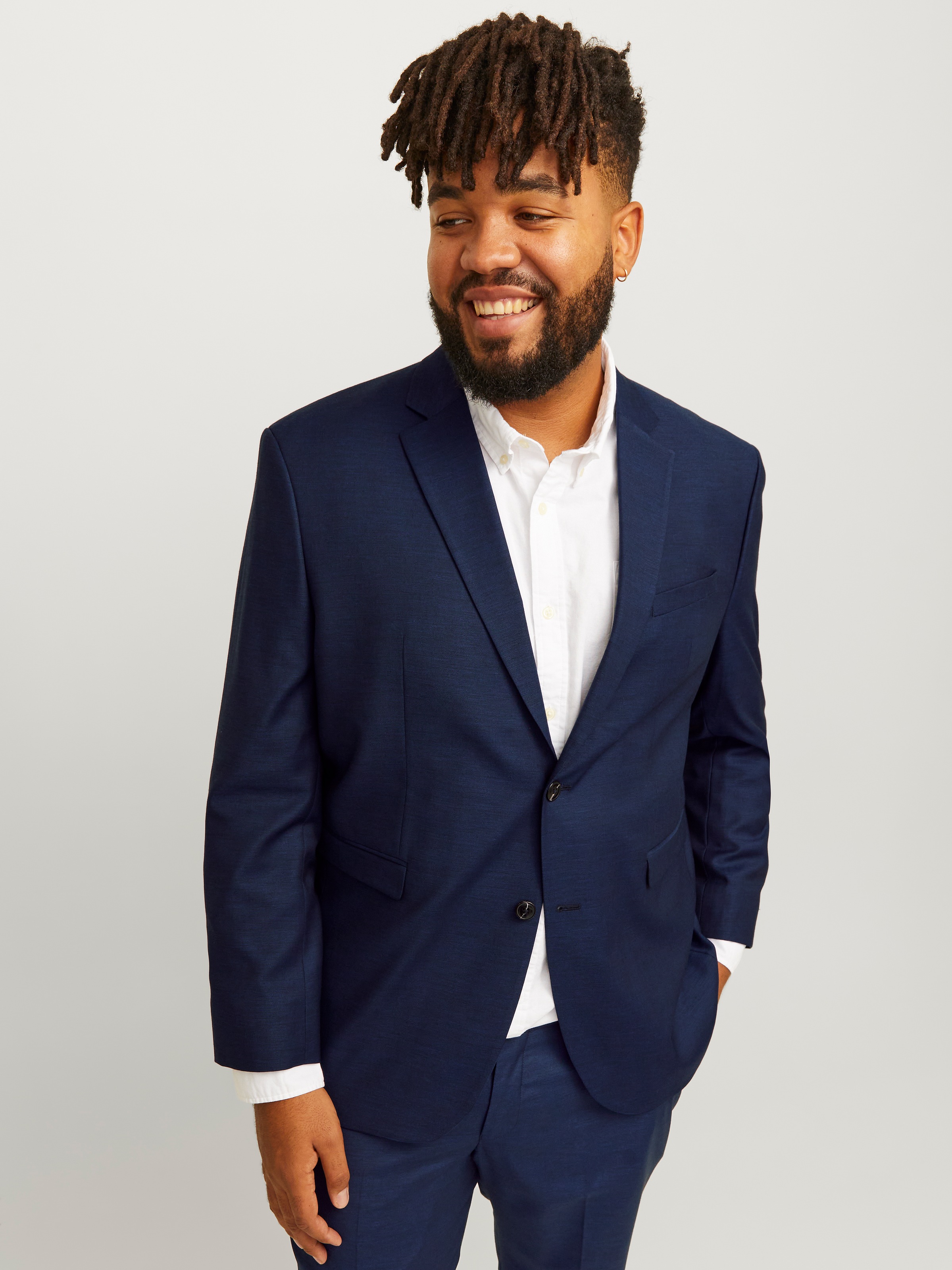 Jack & Jones PlusSize Sakko "JPRSOLARIS BLAZER NOOS PLS" günstig online kaufen