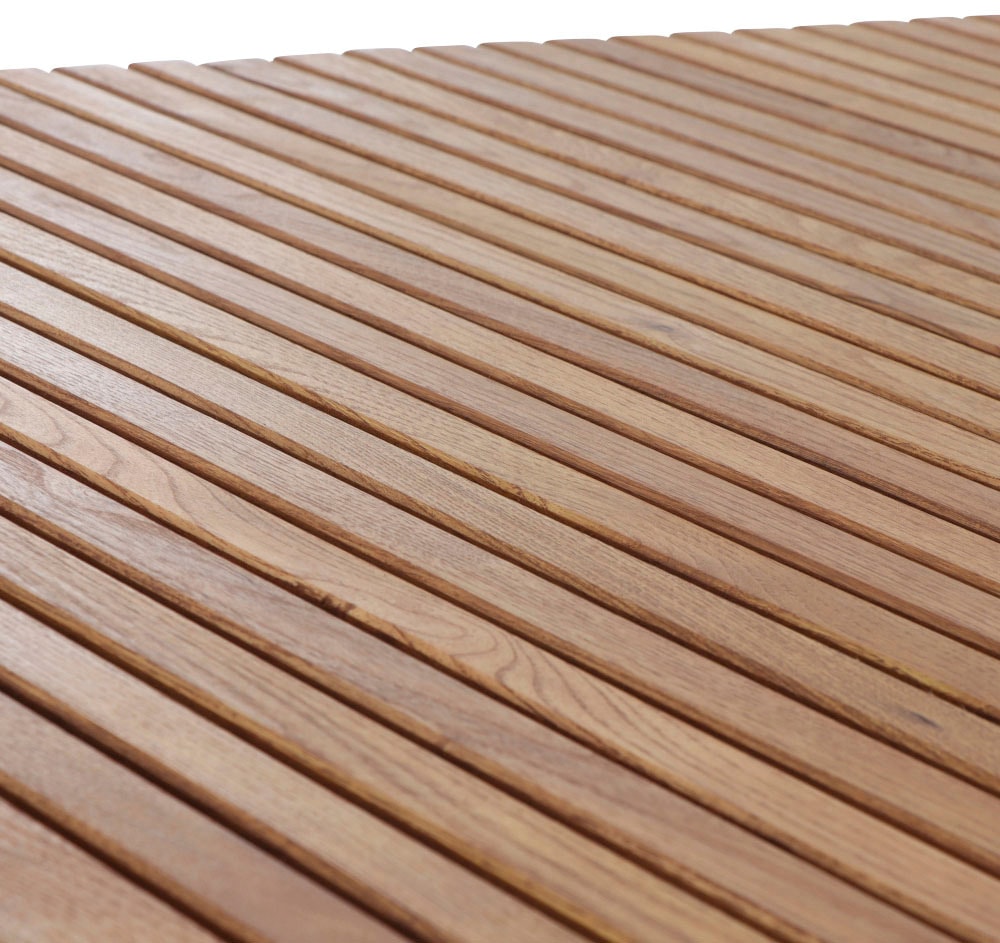 Siena Garden Gartentisch »Bozen«, (1 St.), BxTxH: 100x220x76 cm, Alu graphit, Robinieholz, geölt