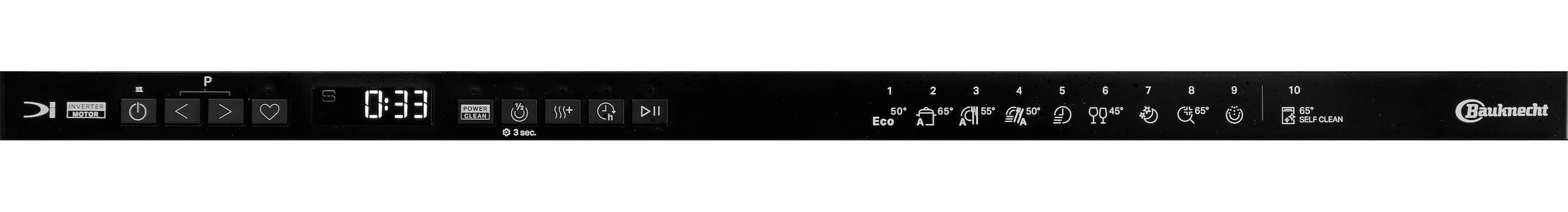 BAUKNECHT vollintegrierbarer Geschirrspüler »BK7IA115B2M6L0« 15 tlg. Maßgedecke Großer MaxiSpace Innenraum, inklusive PowerClean Pro Hochdruckdüsen