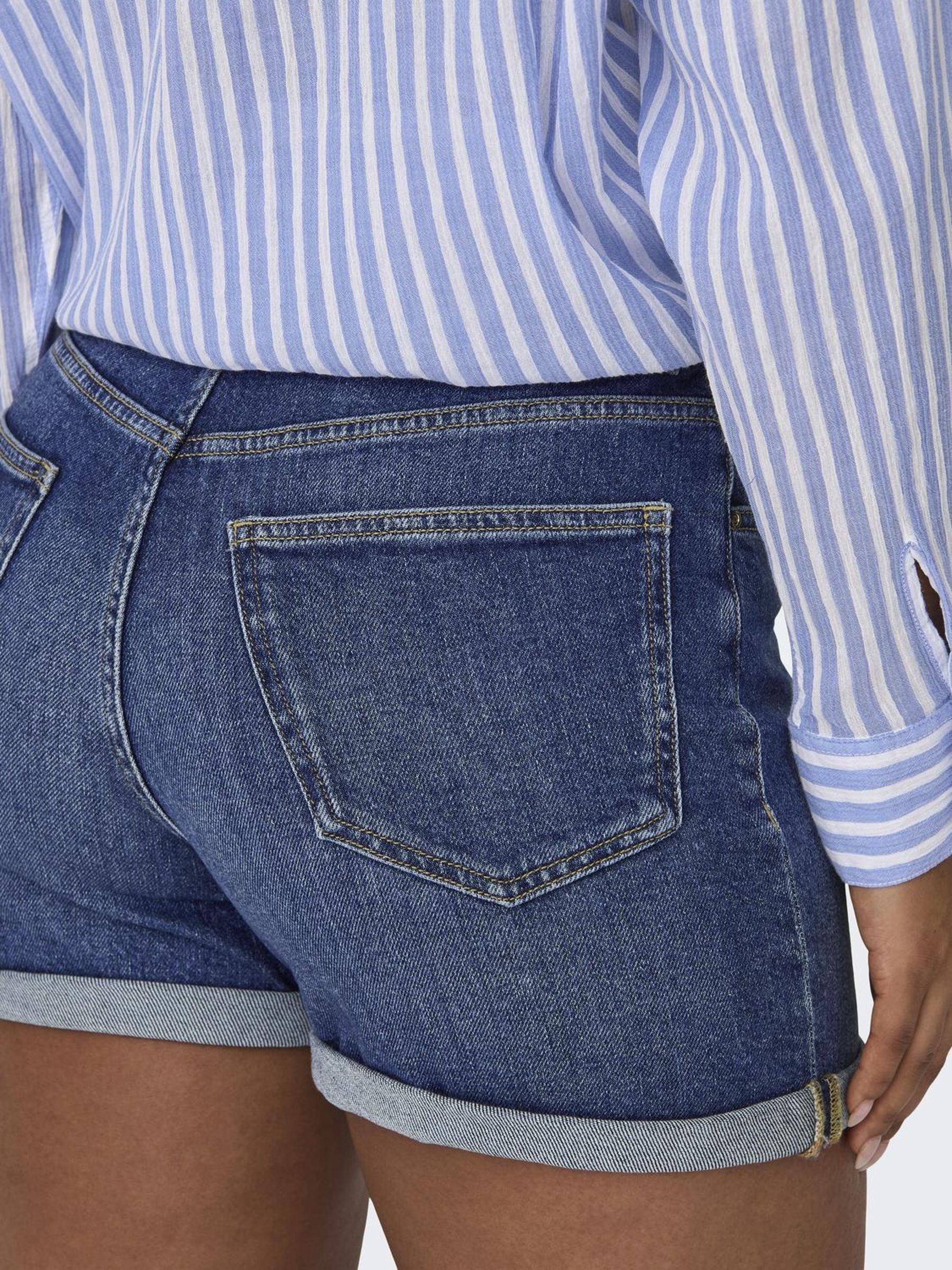 Thumbnail - ONLY Shorts "ONLJOSEPHINE – Stretch Shorts für vielseitige Kombinationen", regular fit, Denim/Jeans, Baumwolle, elastisc...