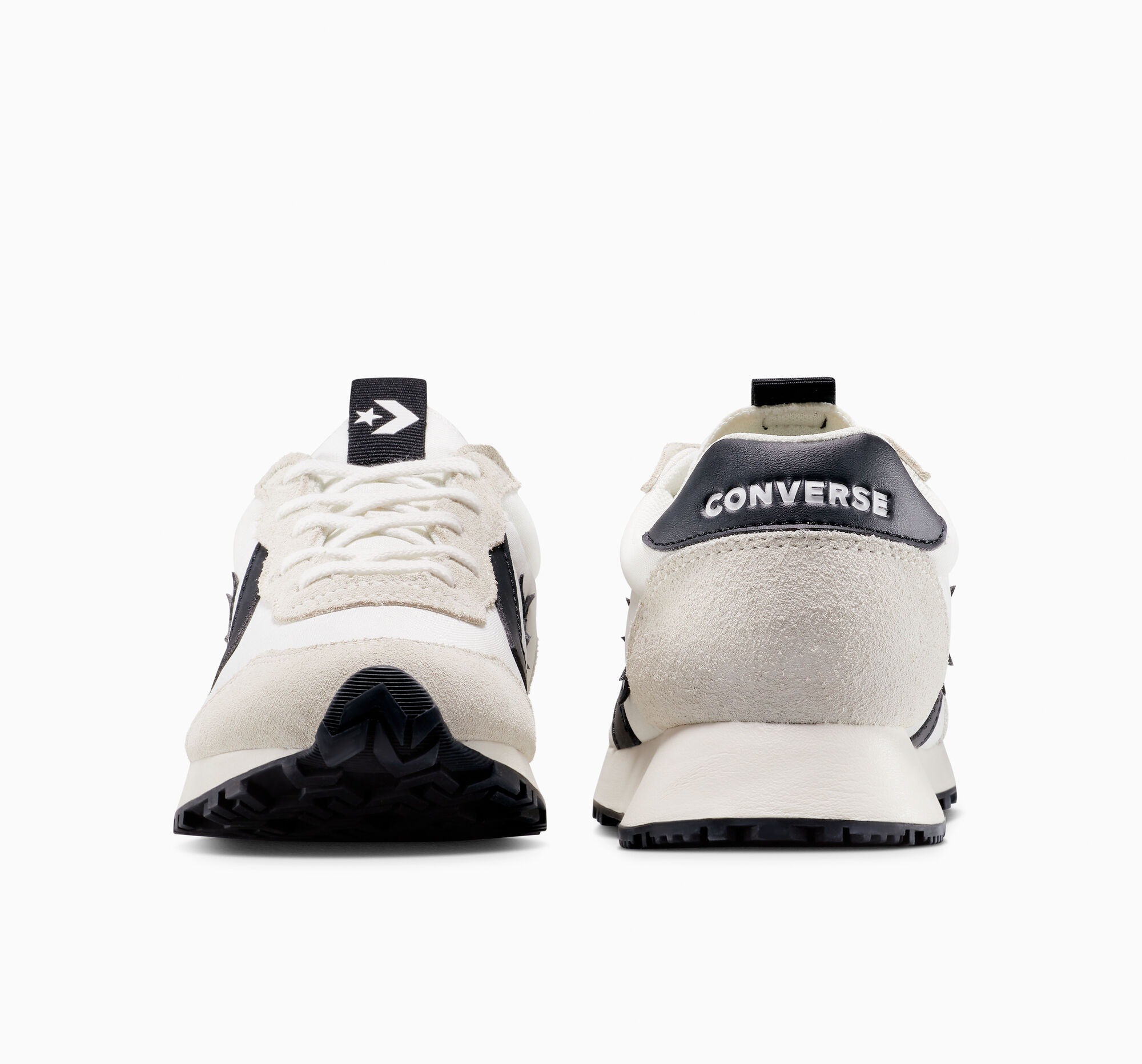 Sneaker CONVERSE "CONVERSE OMEGA TRAINER", Damen, Gr. 37,5, vintage weiß, schwarz, egret, Leder, Schuhe Sneaker 3