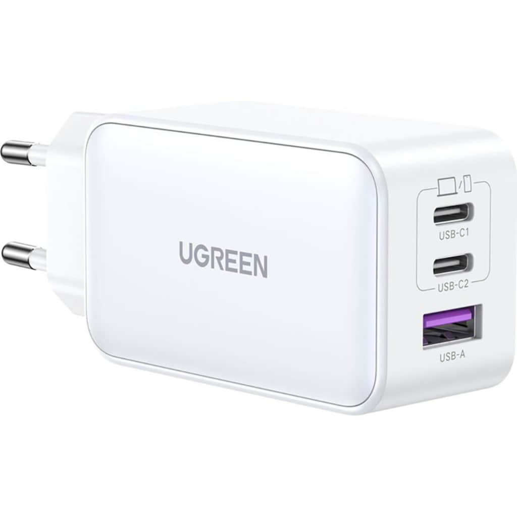 UGREEN USB-Ladegerät »Nexode USB-A+2*USB-C 65W GaN Tech Fast Charger«