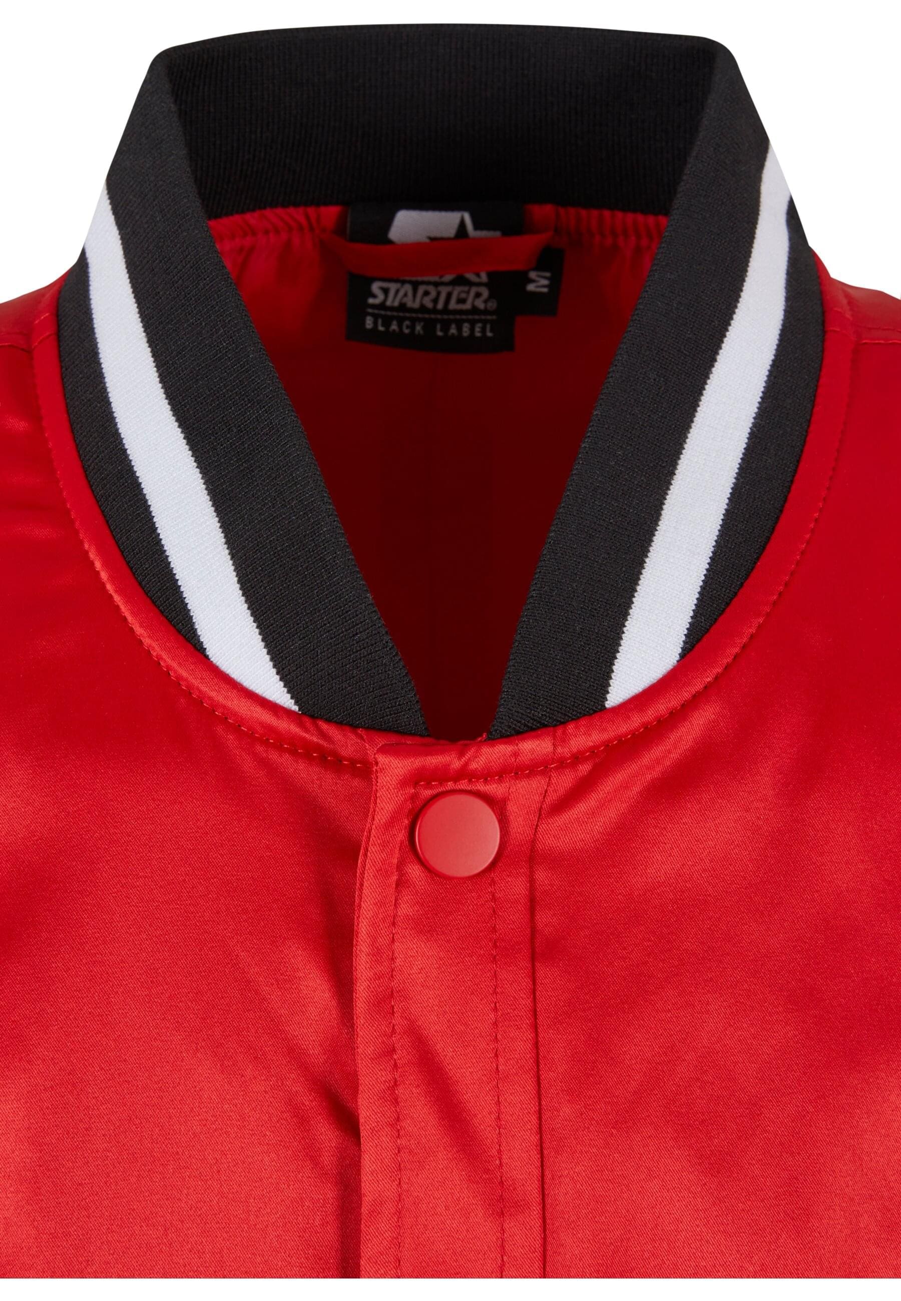 Starter Black Label Collegejacke »Starter Black Label Herren Starter Satin College Jacket«, (1 St.), ohne Kapuze