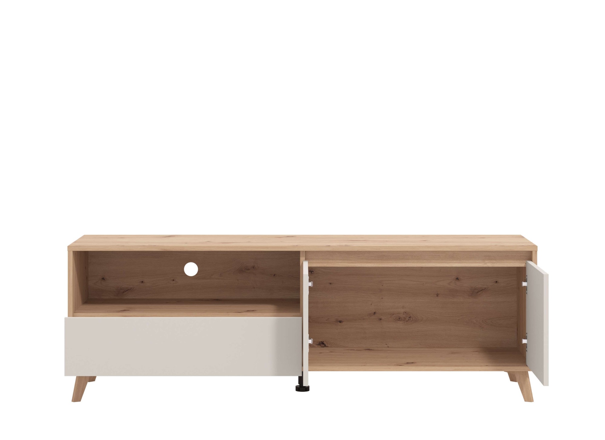 INOSIGN TV-Board »Stirling, TV-Kommode, TV-Board, TV-Schrank, Breite 158,5 cm«, in 2 Farbausführungen, 2 Türen, mit Schublade
