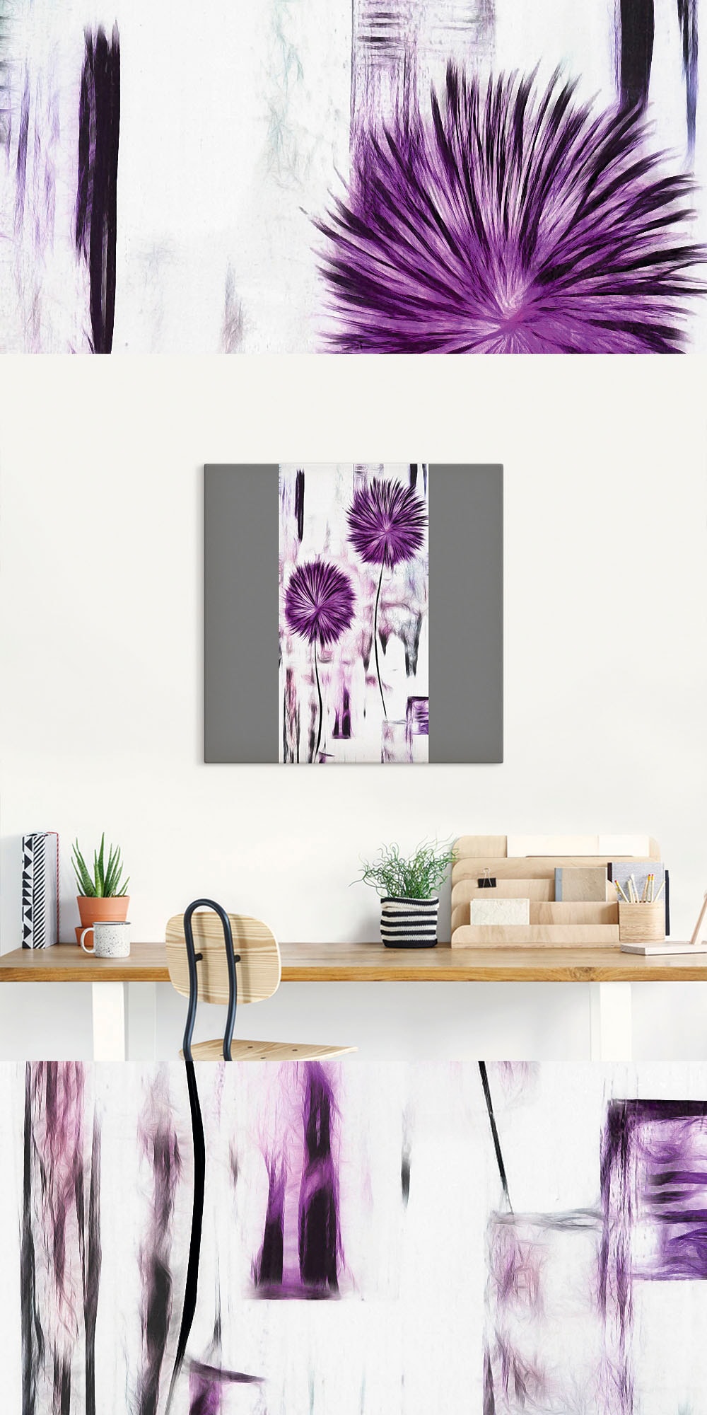 Wandaufkleber | oder St.), in Artland als Leinwandbild, BAUR (1 Poster Wandbild kaufen »Blumen«, Größen Alubild, Blumen, versch.