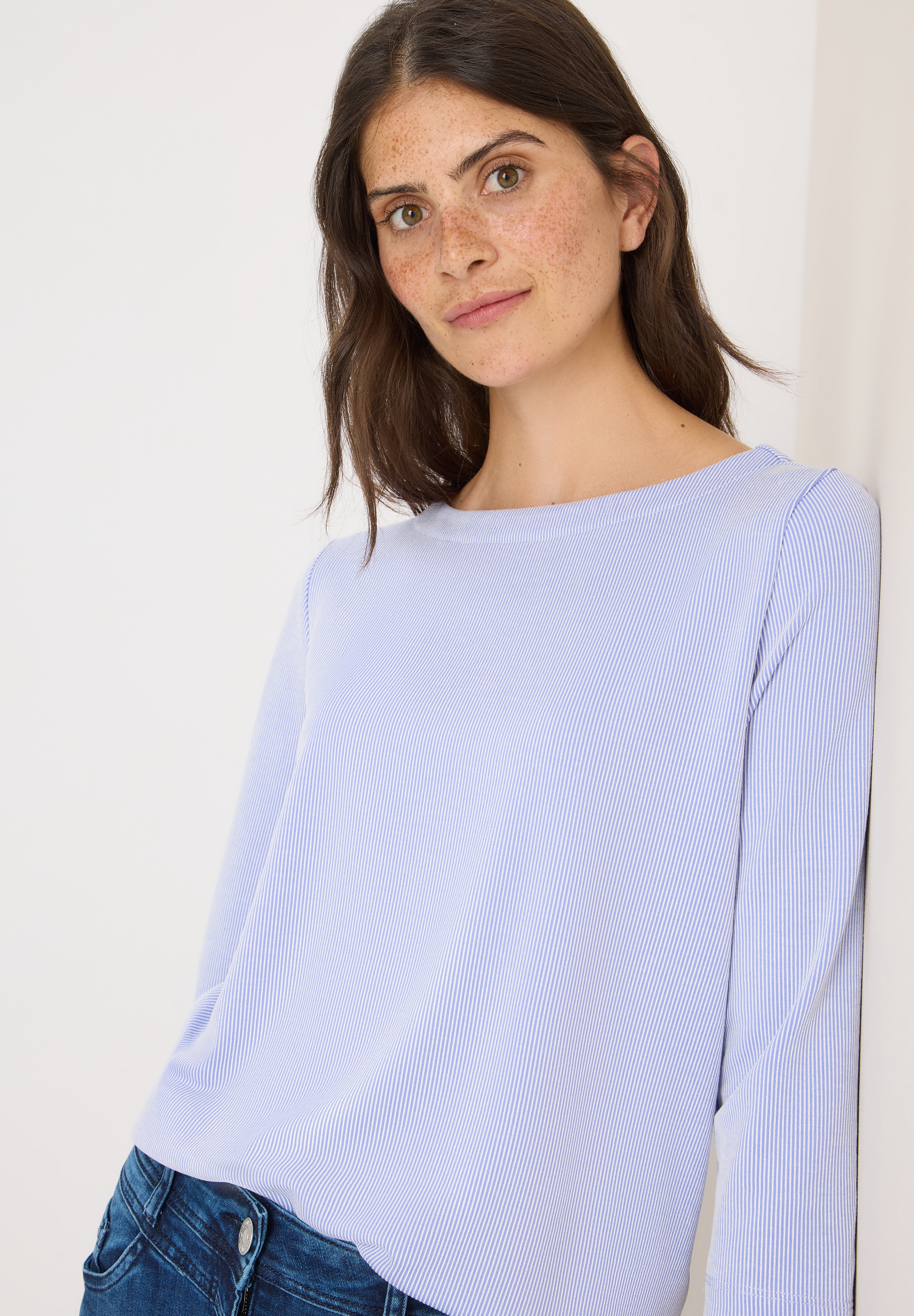 Cecil 3/4-Arm-Shirt, mit Streifen Muster