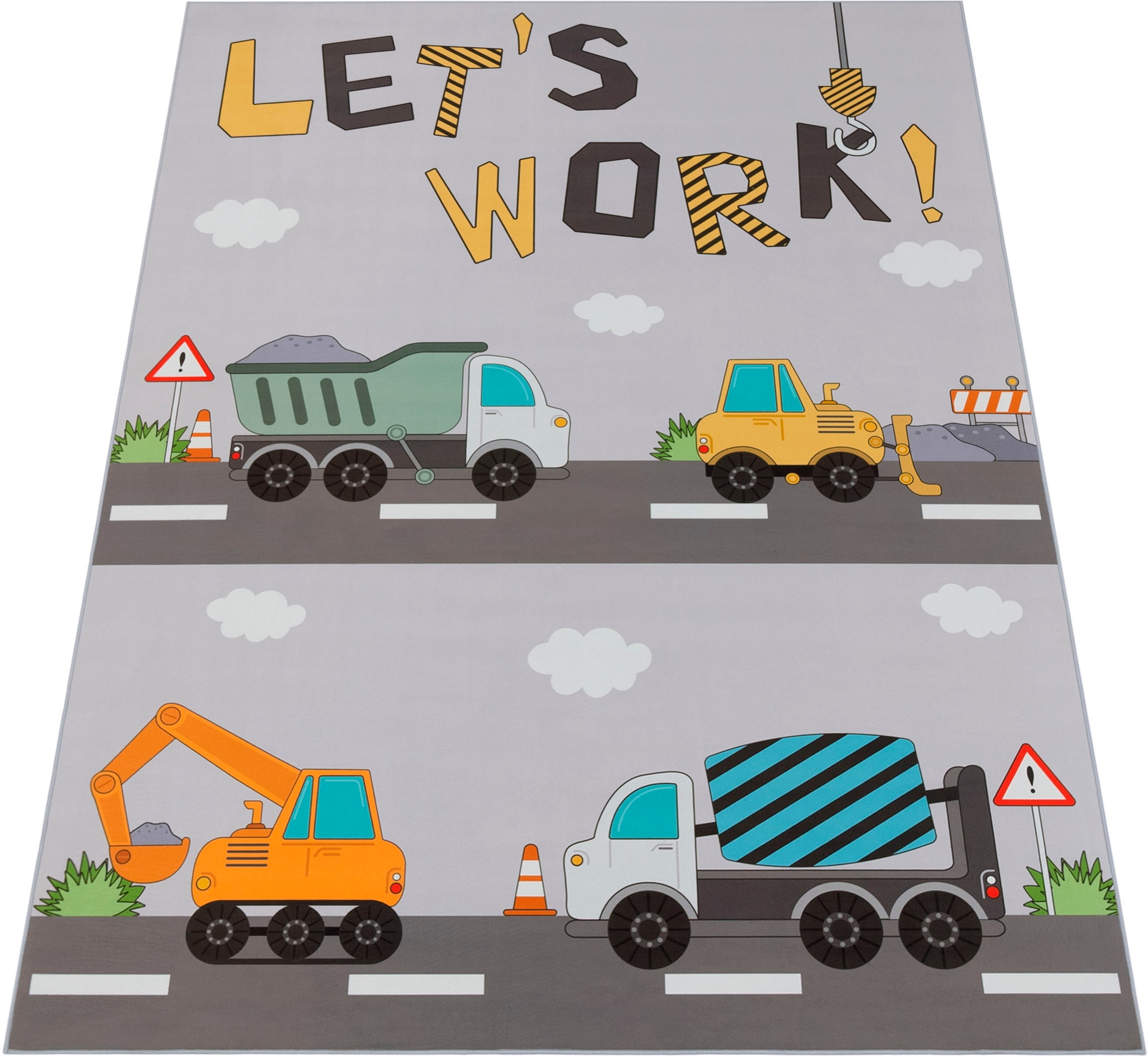 Paco Home Kinderteppich "Bino 578" rechteckig 4 mm Höhe Spielteppich, Motiv günstig online kaufen