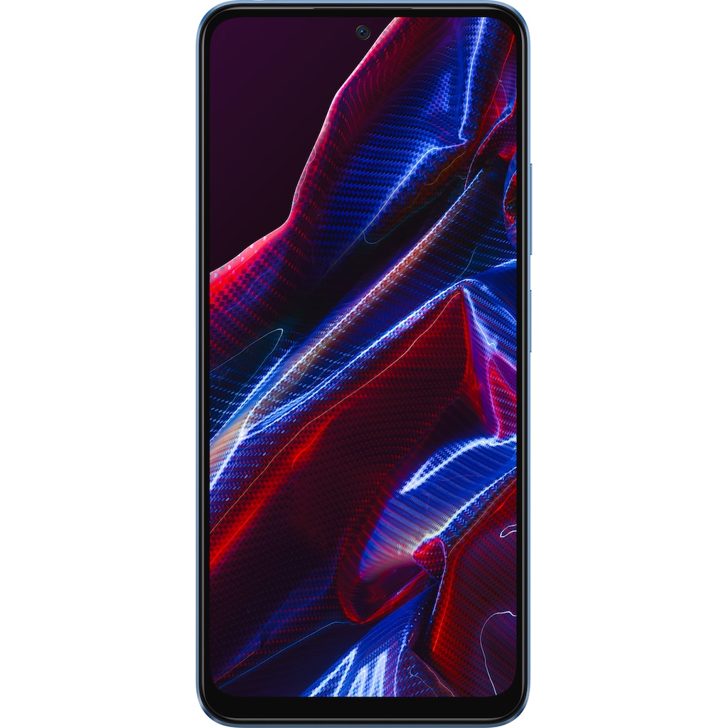 Xiaomi Smartphone »POCO X5 5G 6GB+128GB«, Blau, 16,9 cm/6,67 Zoll, 128 GB Speicherplatz, 48 MP Kamera