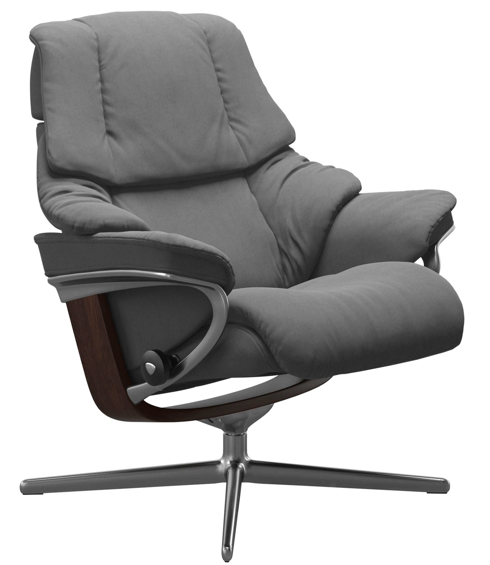 Thumbnail - Stressless Relaxsessel "Reno" mit Cross Base, Größe S, M & L, Holzakzent Braun