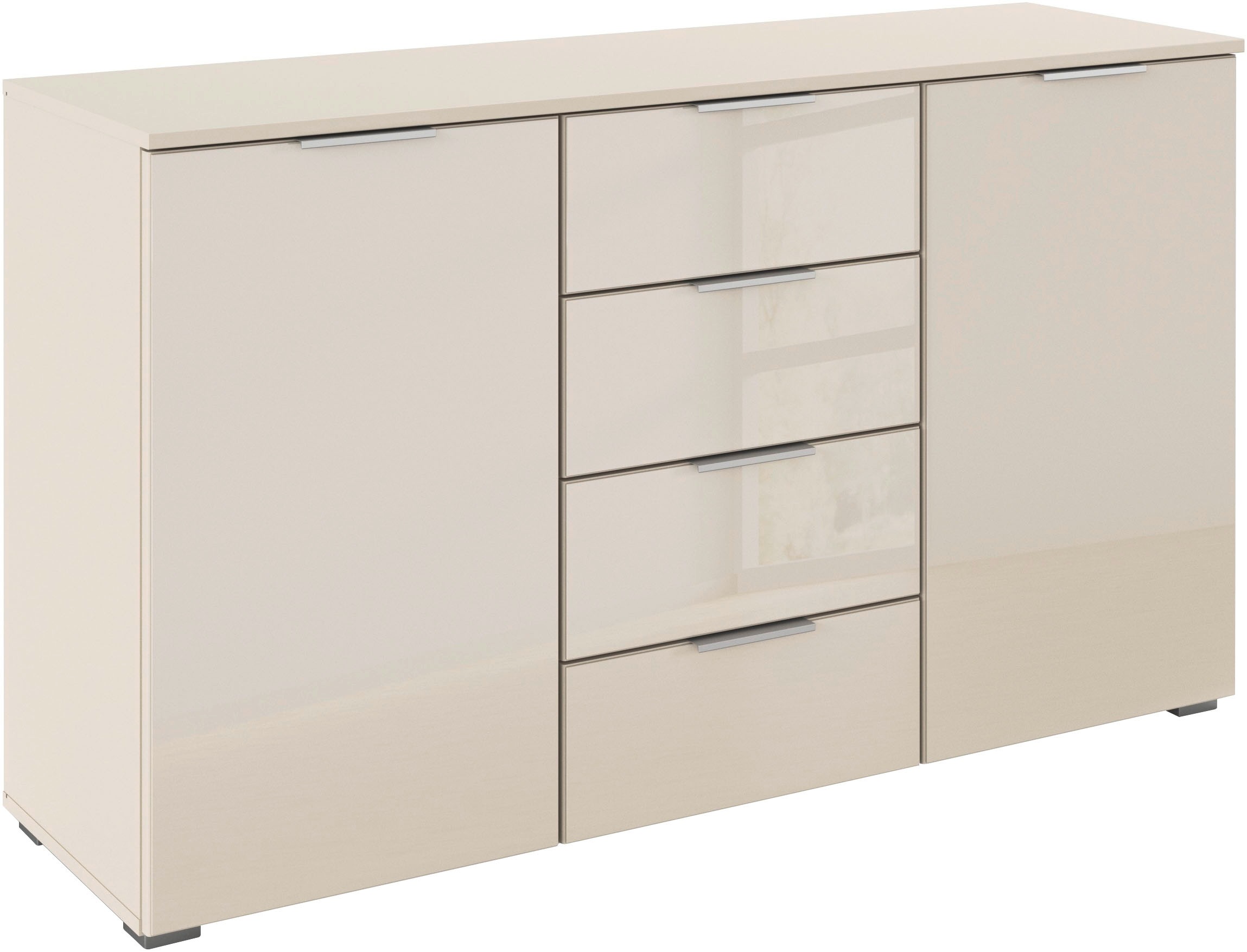 OTTO home "Sideboard Kombikommode Schubladenkommode AGORDO mit Glasfront" i günstig online kaufen