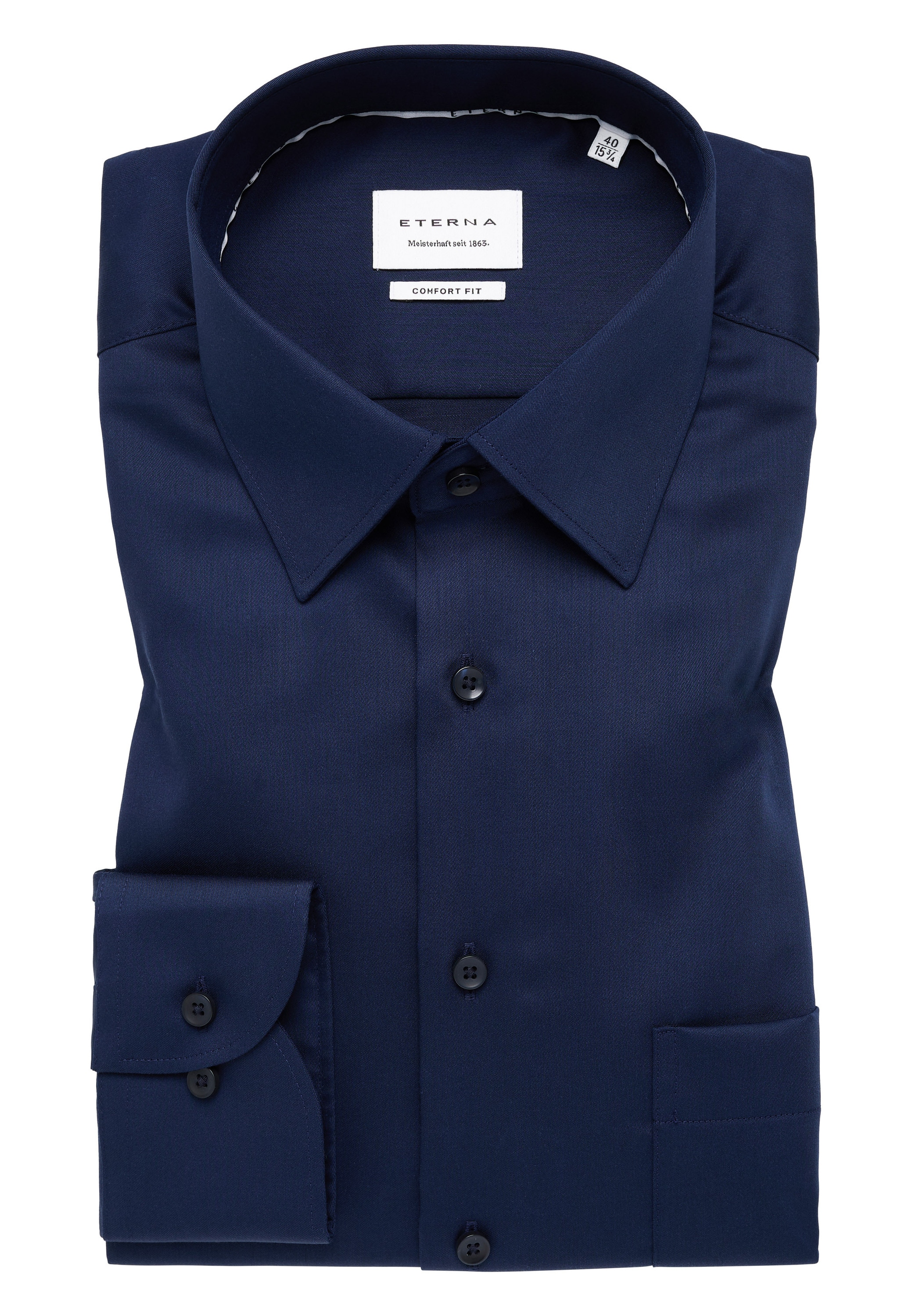 Eterna Langarmhemd »COMFORT FIT«, NON IRON (bügelfrei)