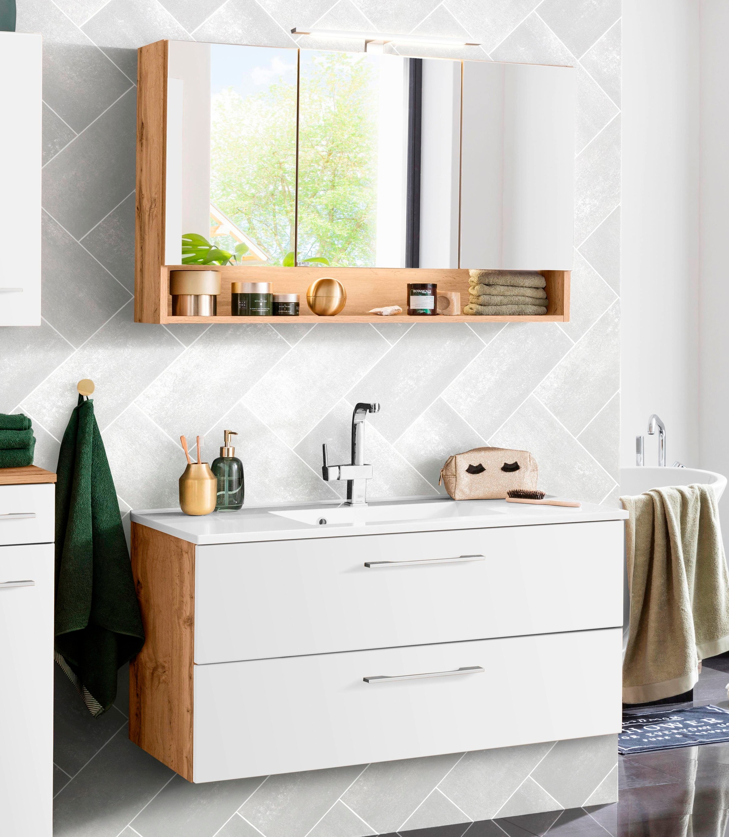 welltime Badmöbel-Set "Soria" 2 Stk. tlg. günstig online kaufen