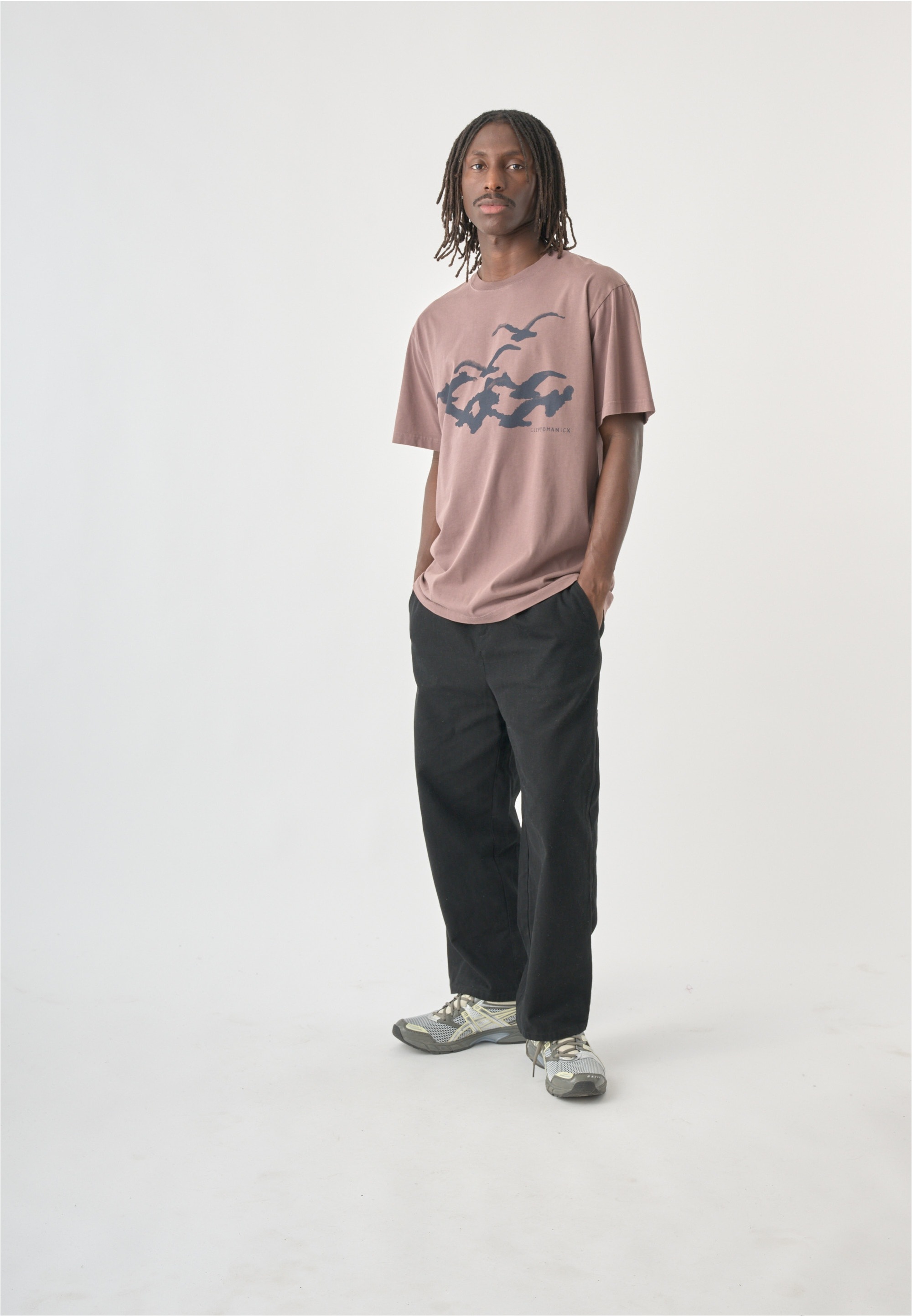 Cleptomanicx T-Shirt mit coolem Frontprint günstig online kaufen