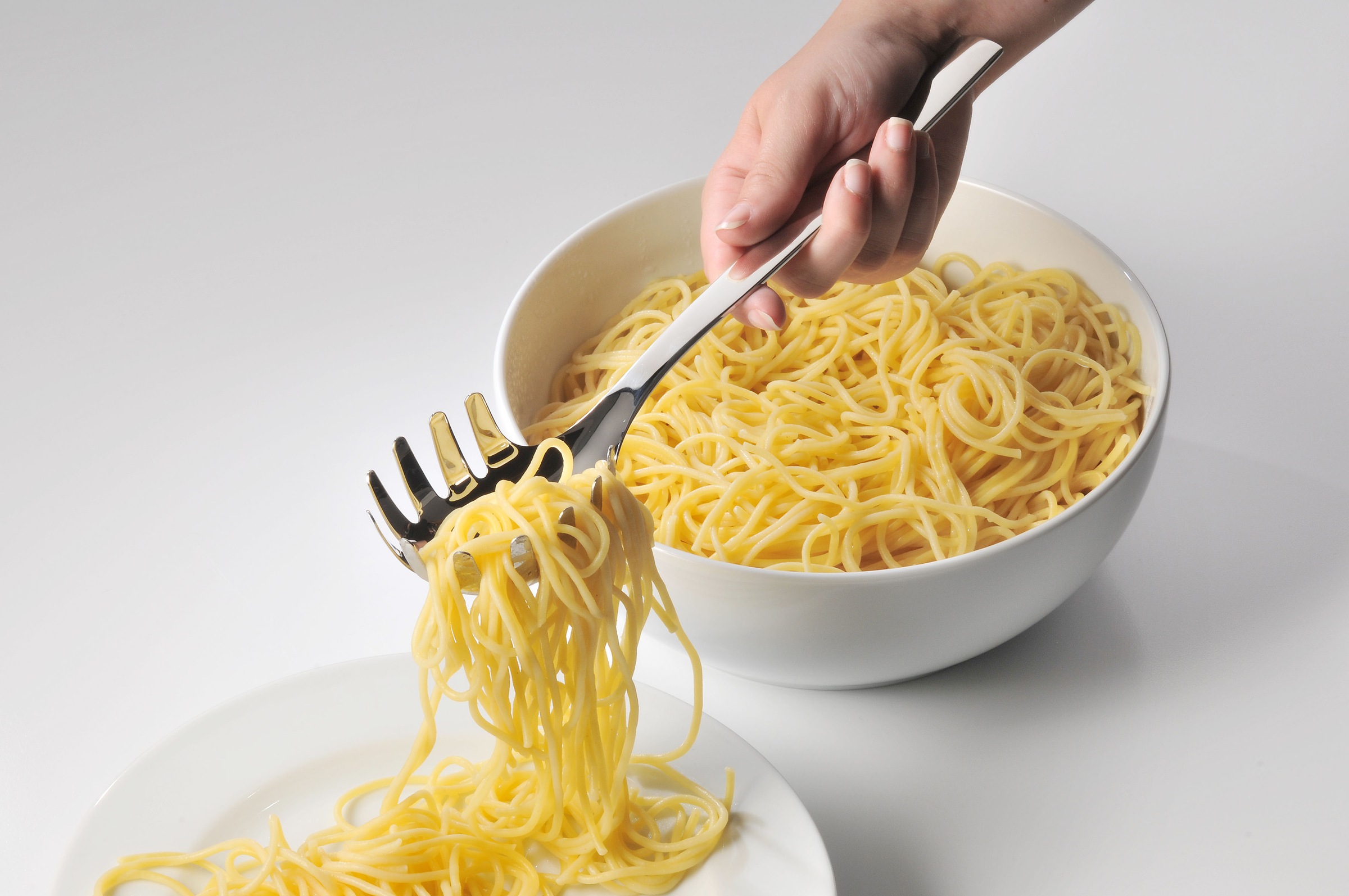WMF Nudellöffel »Nuova«, (1 tlg.), Spaghettilöffel, Cromargan Edelstahl rostfrei, Geschenkverpackung